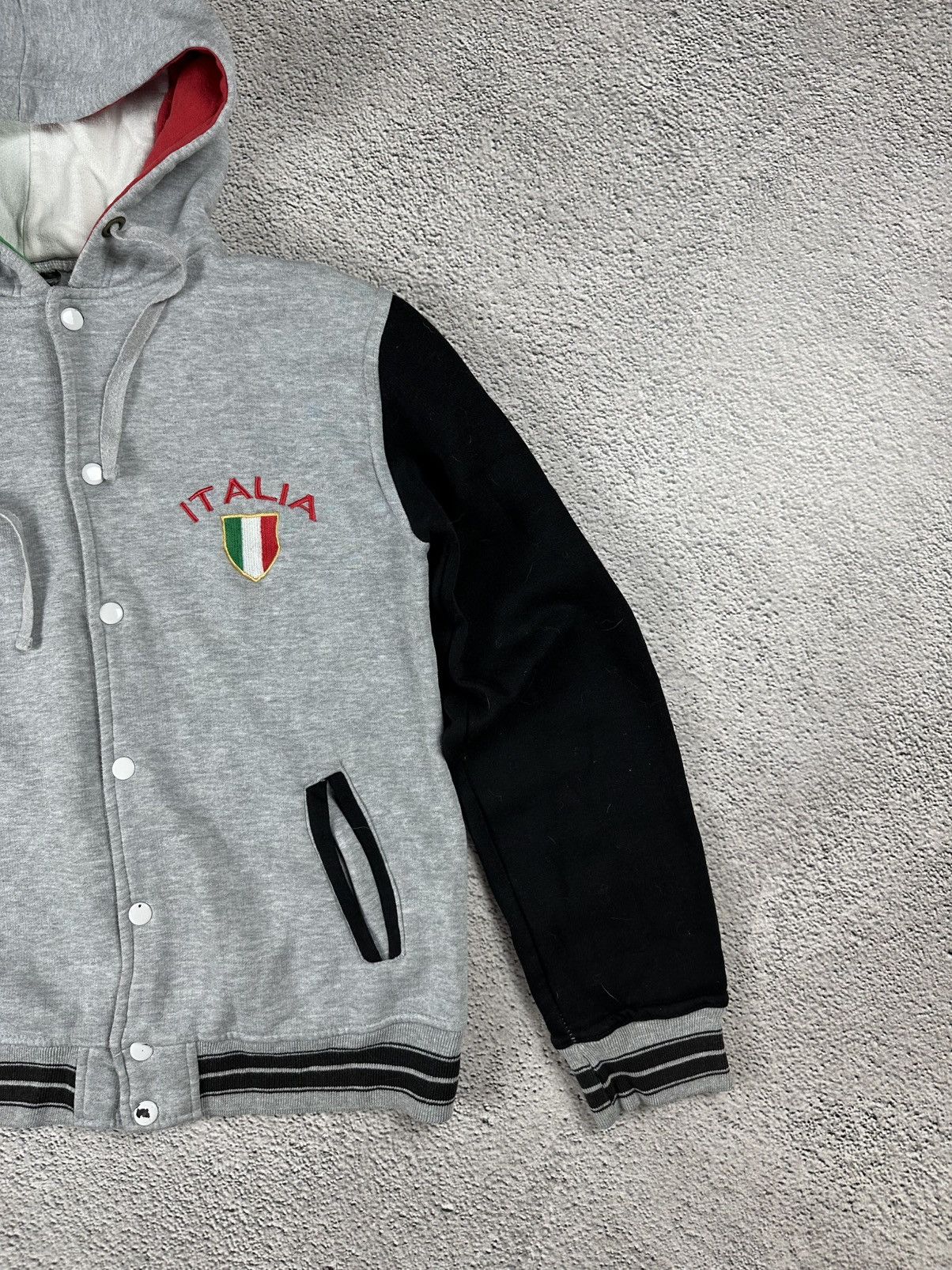 Japanese Brand Italia Full Zip Hoodie Y2K Soccer Jersey Blockcore Style Size US M / EU 48-50 / 2 - 4 Thumbnail