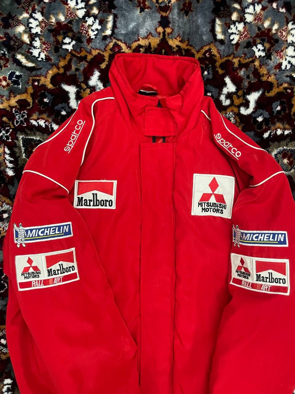 Marlboro 🔥Vintage Malboro x Mitsubishi Racing Bomber Jacket🔥 Size US M / EU 48-50 / 2 - 2 Thumbnail