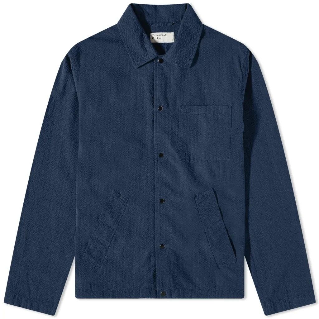 Universal Works MINT! Universal Works Porto Men's Blue Overshirt Coach Jacke Size US L / EU 52-54 / 3 - 1 Thumbnail