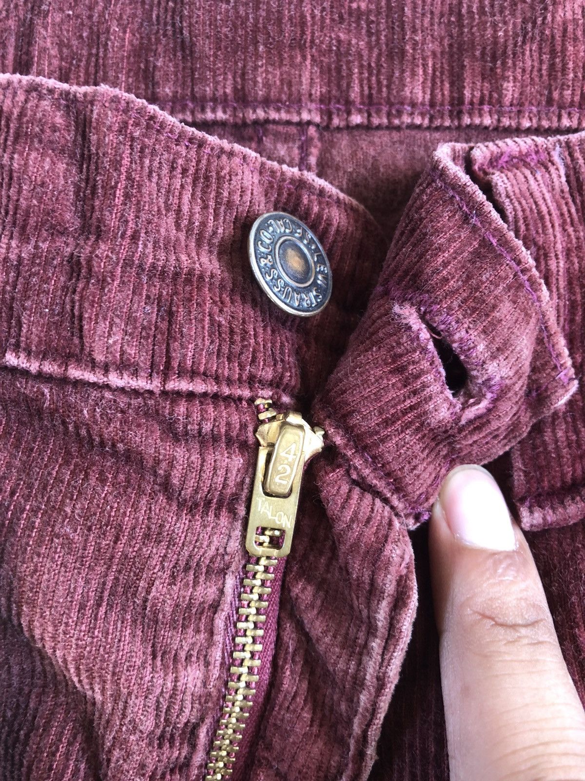 Vintage Vintage 70’s Levi’s Corduroy Pants Flared Jeans 646 Size US 30 / EU 46 - 15 Thumbnail