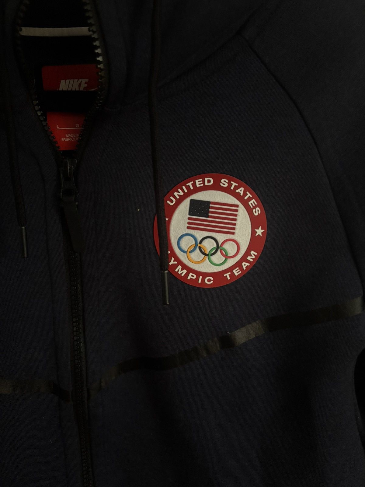 Nike Rare 2016 Nike Team USA Olympic Tech Fleece Jacket Size US L / EU 52-54 / 3 - 2 Thumbnail