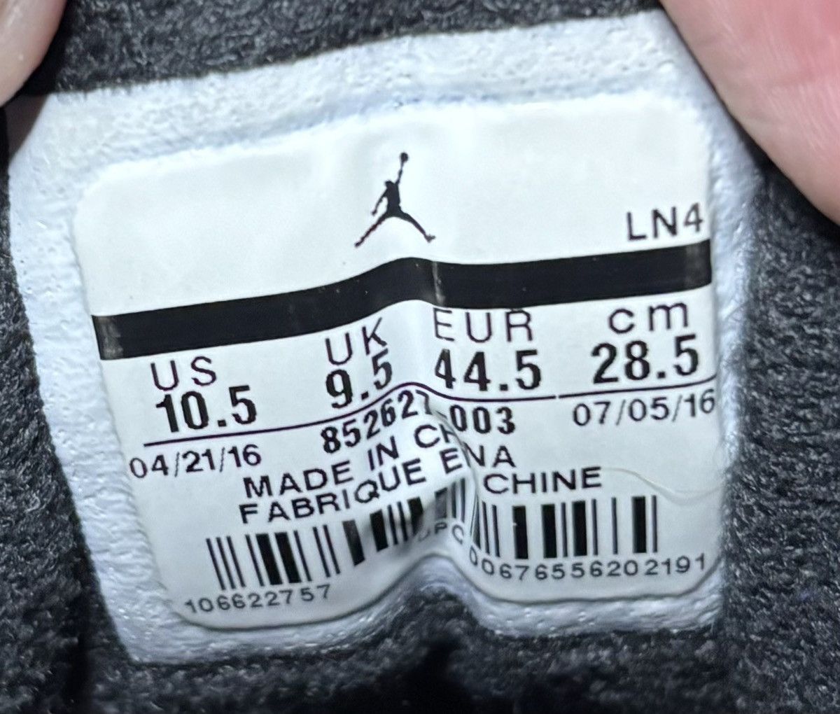 Jordan Brand Air Jordan 12 Retro Wool Size 10.5 Size US 10.5 / EU 43-44 - 7 Thumbnail