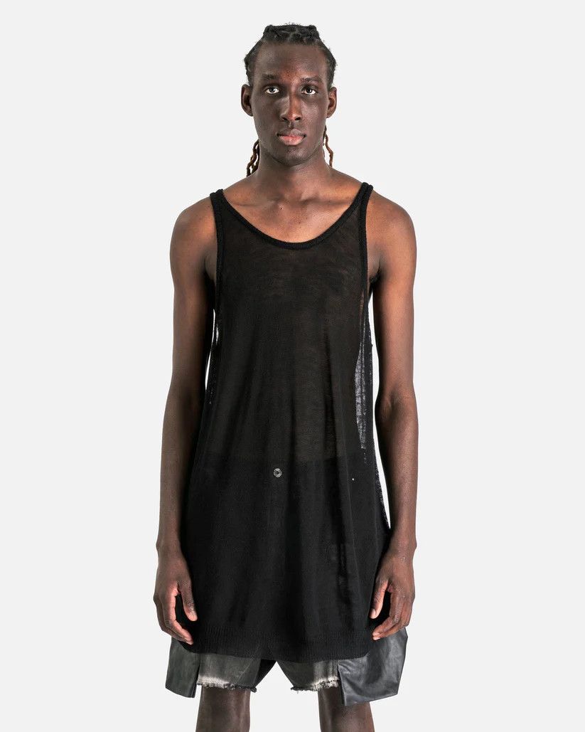 Rick Owens o1s1v1r1oon0825 Size: OS/ Tank Top in Black Size US S / EU 44-46 / 1 - 1 Thumbnail