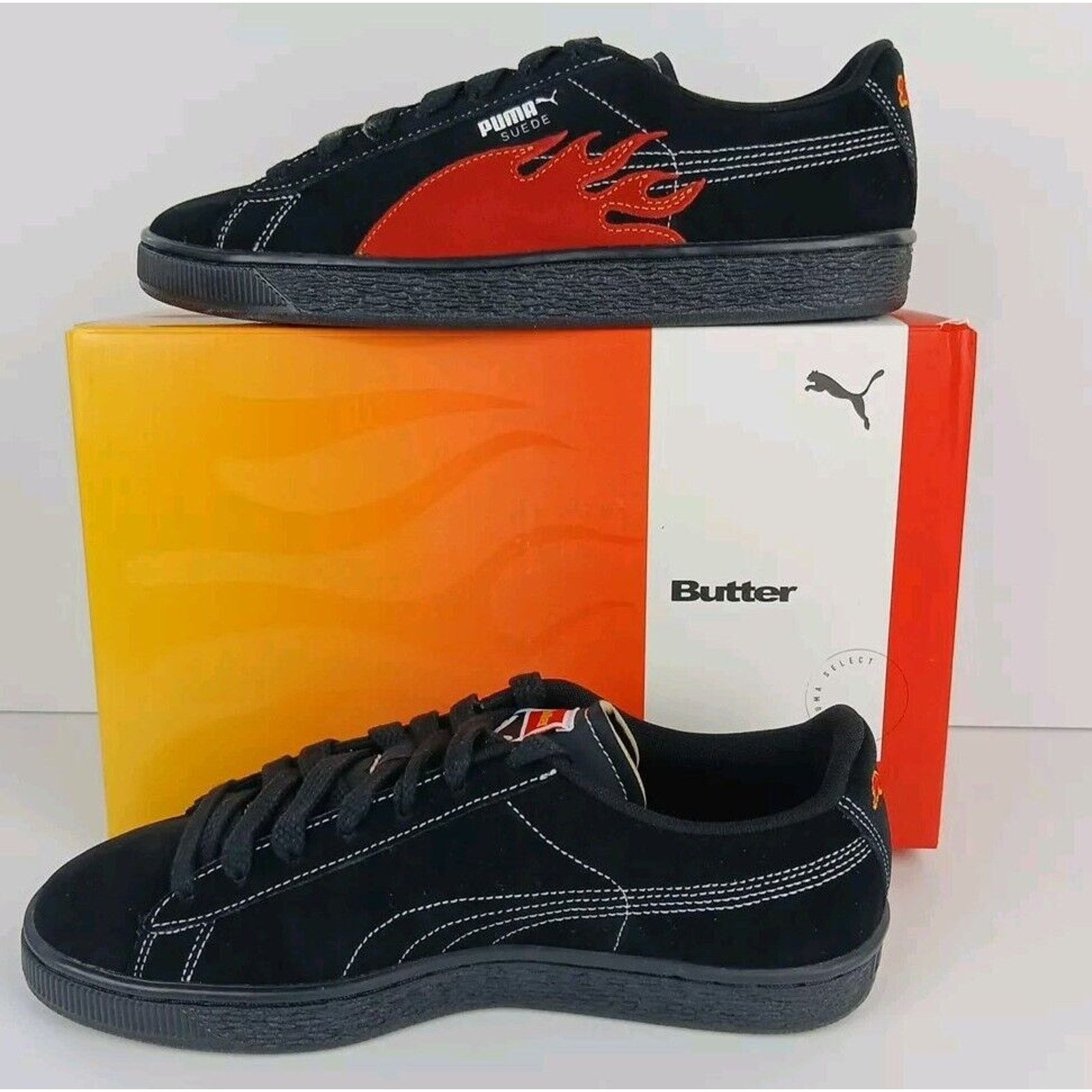 Puma Puma Suede Classic Butter Goods Men Sz 8 BLK Suede Sneakers Size US 8 / EU 41 - 4 Thumbnail
