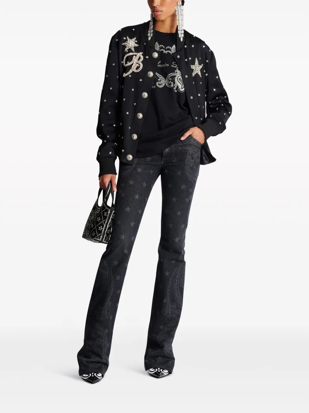 Balmain o1y0625 Denim Pant in Black Size 32" / US 10 / IT 46 - 7 Thumbnail