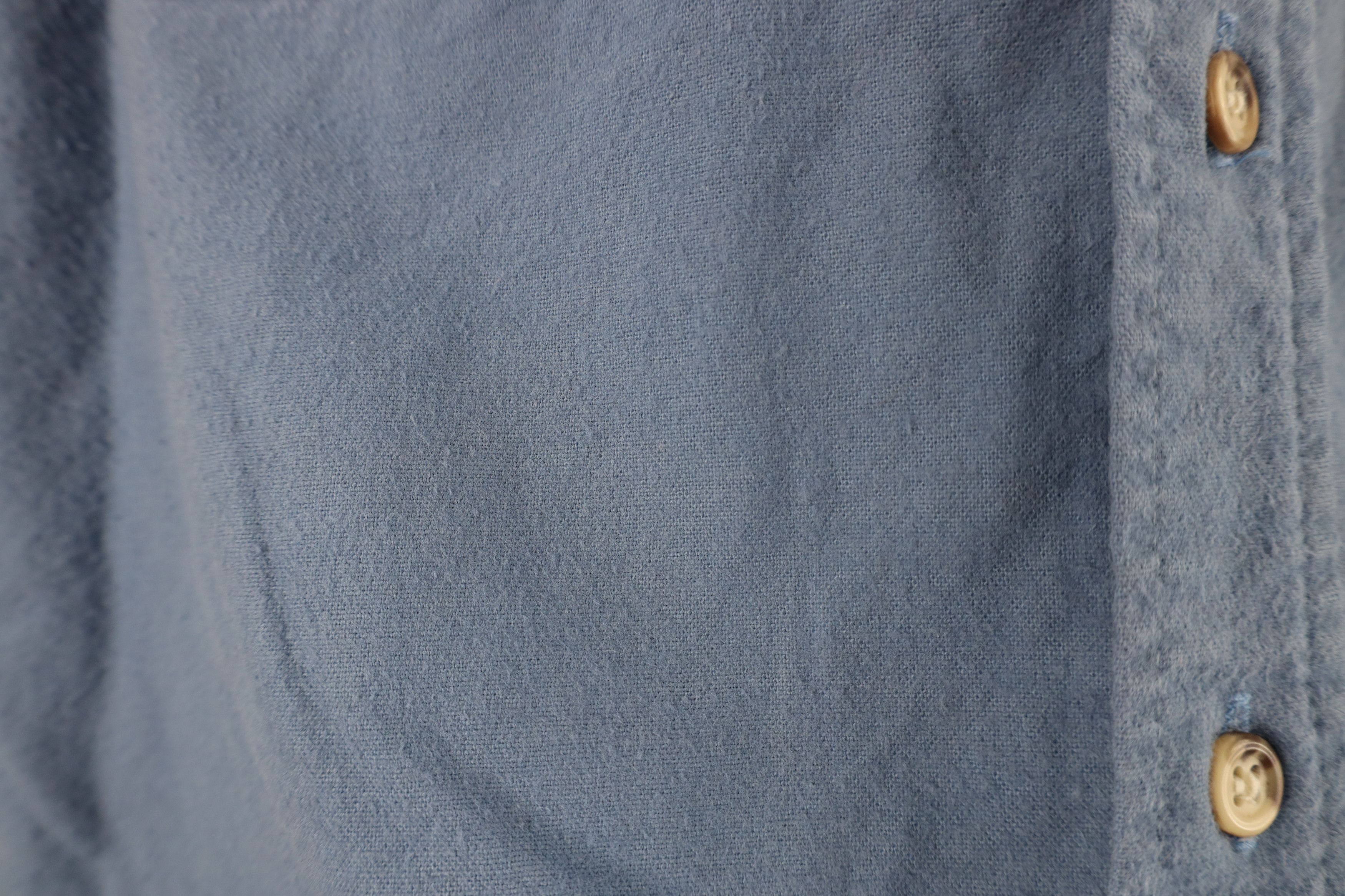 FiveBrother Vintage 90s Five Brother Chamois Cloth Button Shirt Blue USA Size US XXL / EU 58 / 5 - 5 Thumbnail