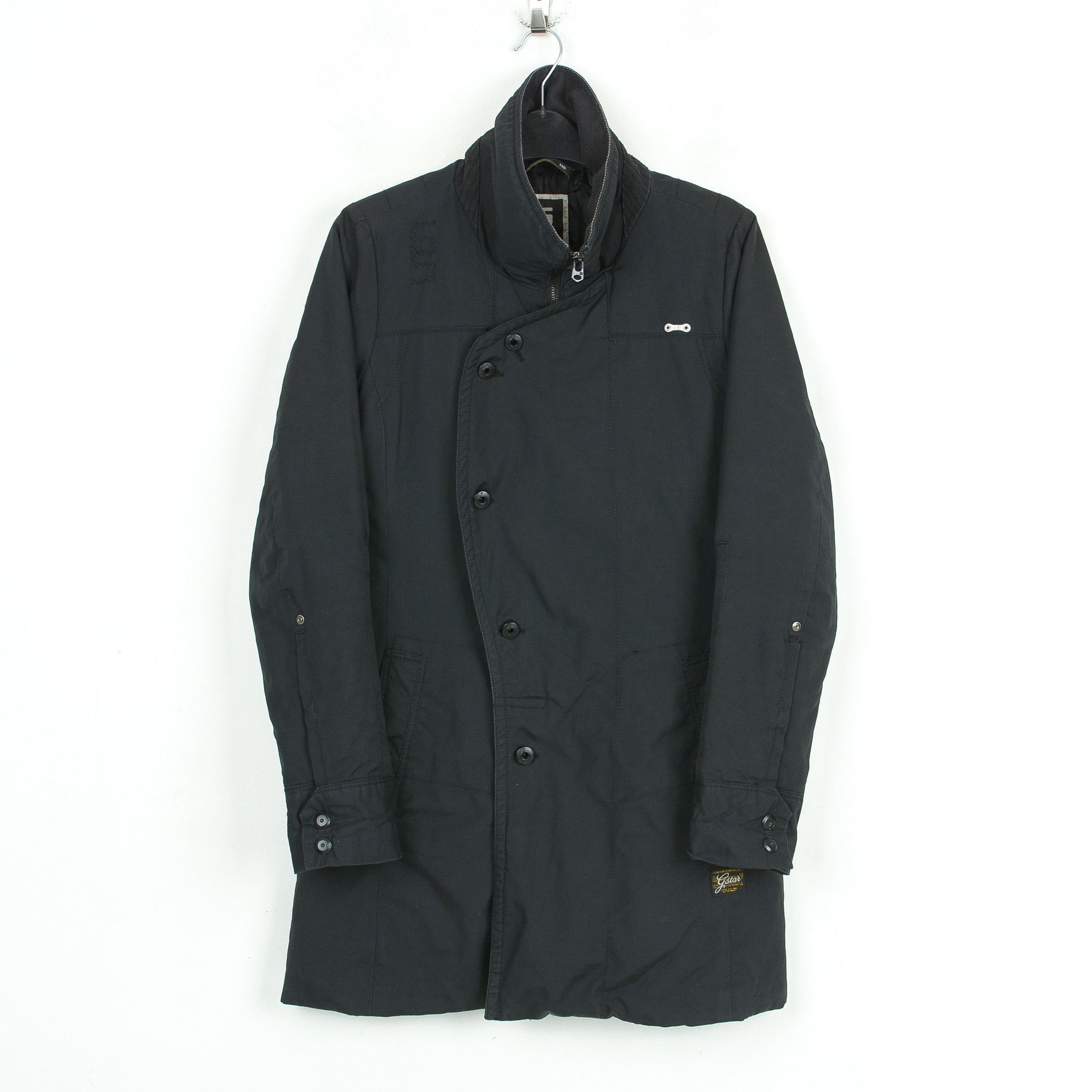 G-Star Minor Trench Padded Coat Zip Up Jacket Overcoat Trench Size S / US 4 / IT 40 - 1 Thumbnail