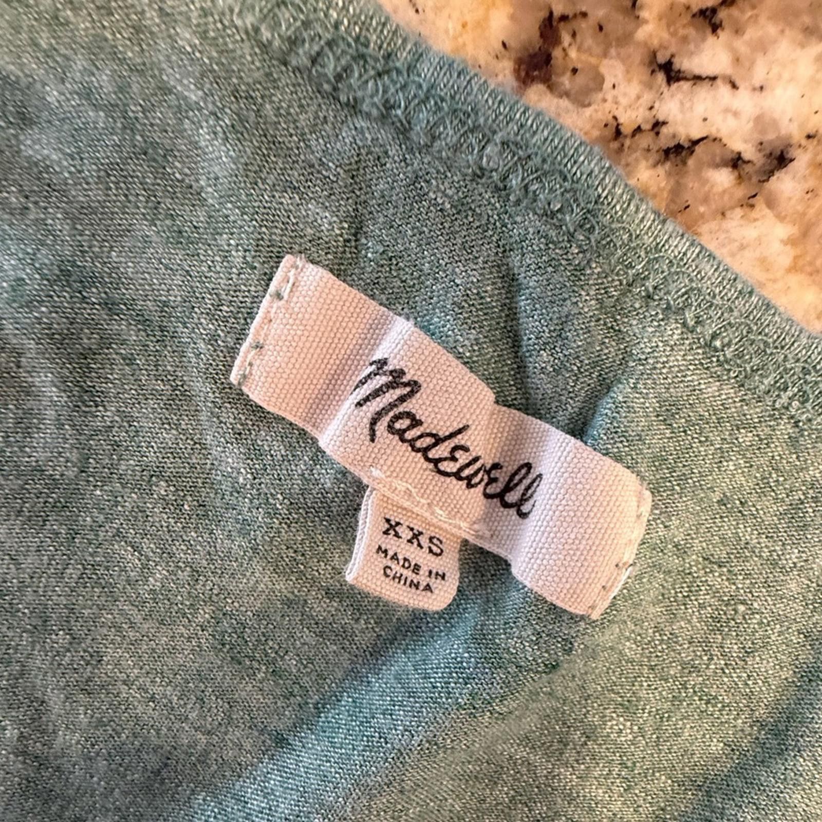 Madewell Madewell heather teal green tank top SZ XXS Size XXS / US 00 / IT 34 - 5 Thumbnail