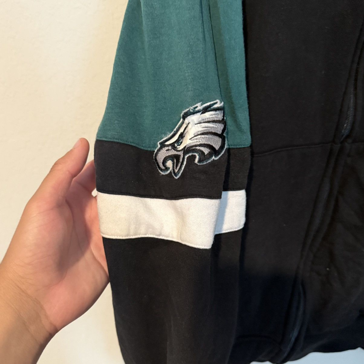 NFL Vintage Philadelphia Eagles Zipup Hoodie Size US XL / EU 56 / 4 - 3 Thumbnail