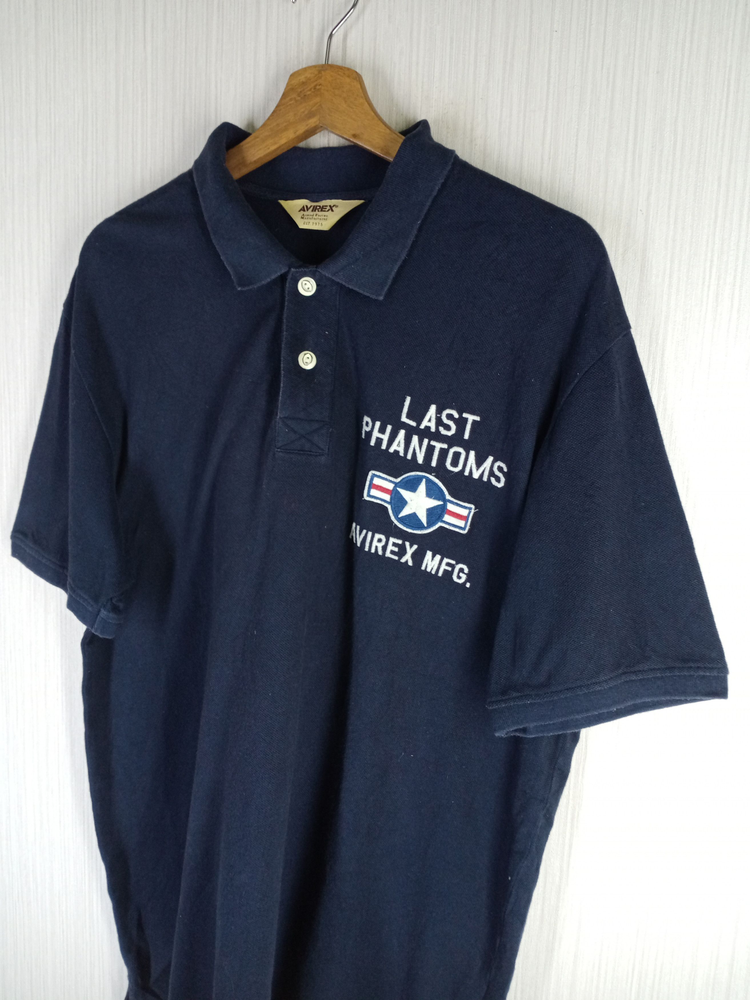 Avirex Rare Vintage Avirex U.S.Navy Chargers Us Midway Polo shirt Size US XL / EU 56 / 4 - 3 Thumbnail