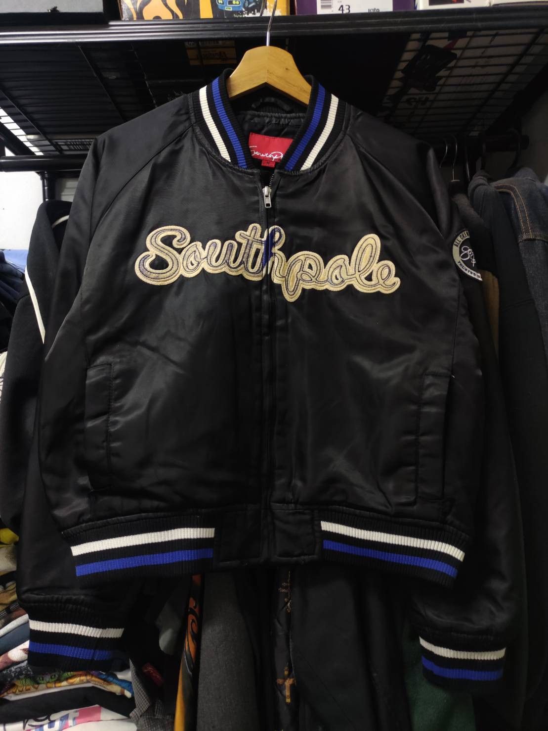 Southpole × Vintage Vtg 00's Southpole Varsity Bomber Jacket Size US M / EU 48-50 / 2 - 1 Thumbnail