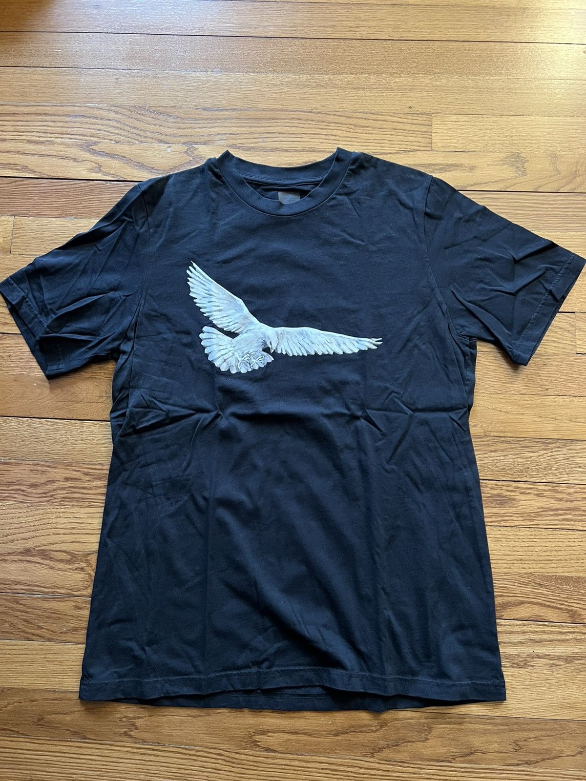 OAMC OAMC Mach Theater Dove Painting T Shirt Black size L Size US L / EU 52-54 / 3 - 1 Thumbnail