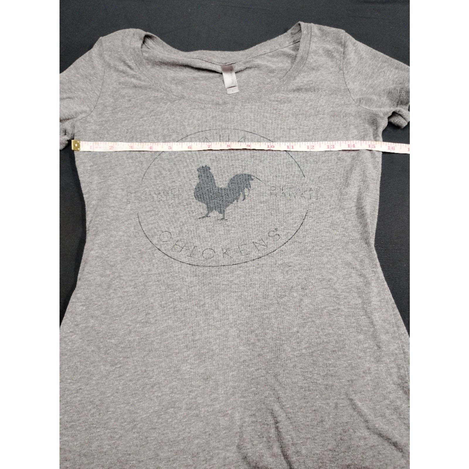 Next Level Apparel Next Level Apparel Heather Gray Rooster Graphic Tee Size S / US 4 / IT 40 - 4 Thumbnail
