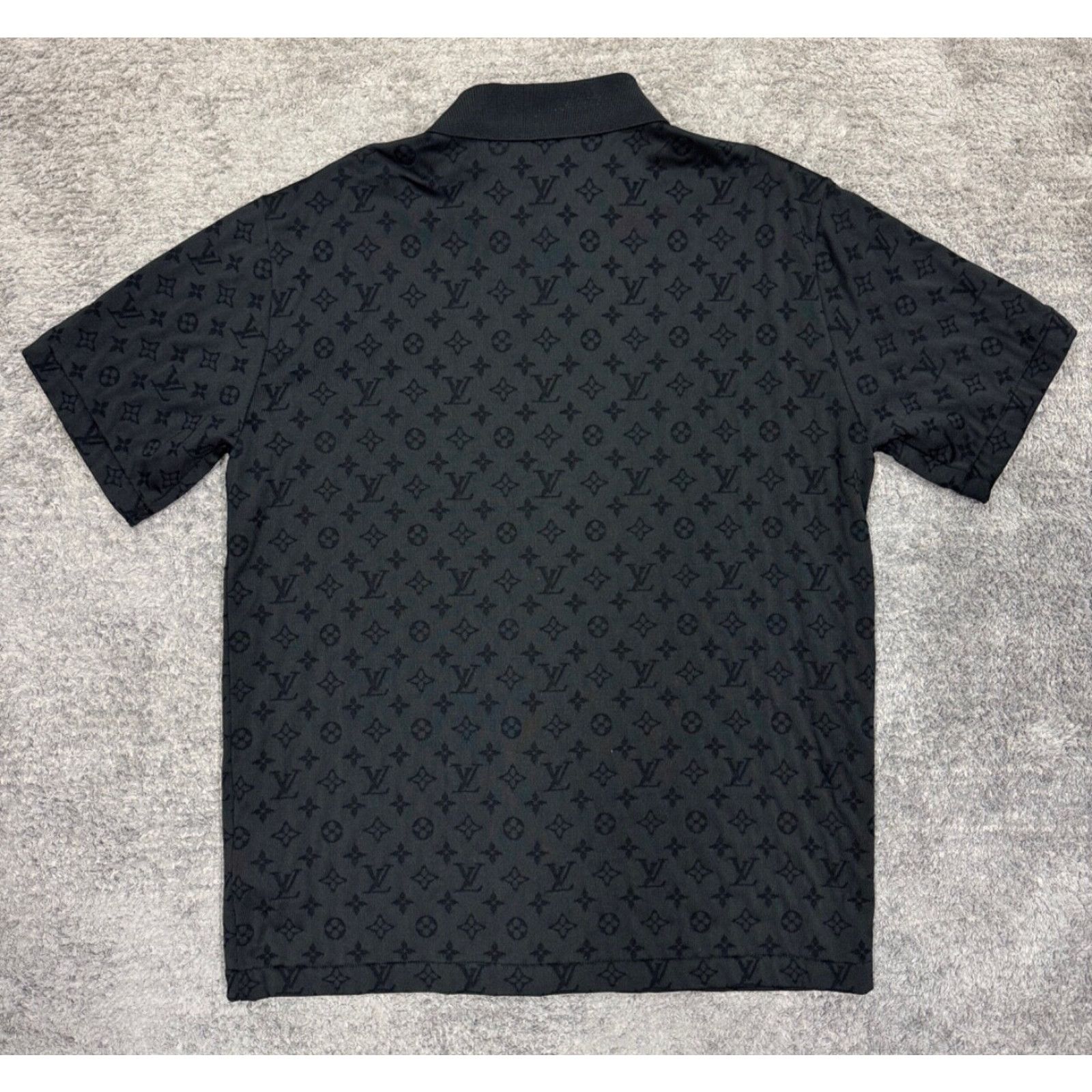 Louis Vuitton Louis Vuitton NBA Monogram Black Logo Buttoned Shirt Short Size US L / EU 52-54 / 3 - 16 Thumbnail