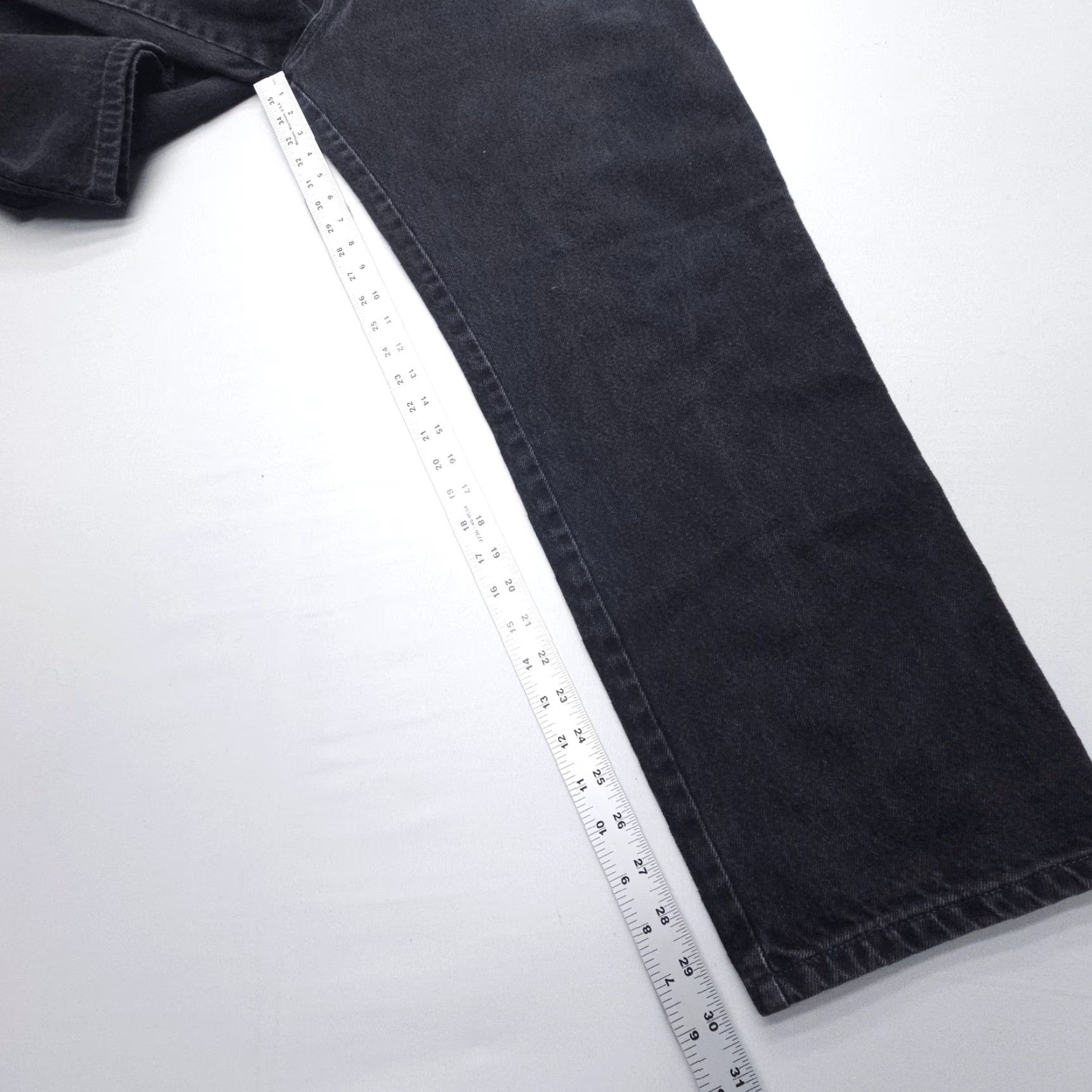 Vintage VINTAGE Ozark Mountain Jeans Women Size 17 Black Denim High Rise 5-Pocket Southwestern USA Size 38" / US 16 / IT 52 - 6 Thumbnail