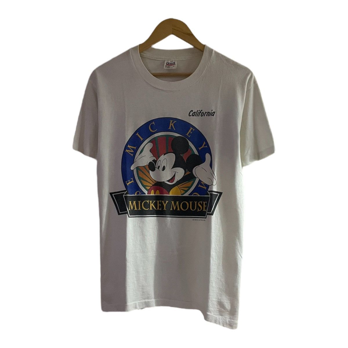 Disney VINTAGE 80's MICKEY MOUSE CALIFORNIA RARE SHERRY BEST T Size US M / EU 48-50 / 2 - 2 Thumbnail