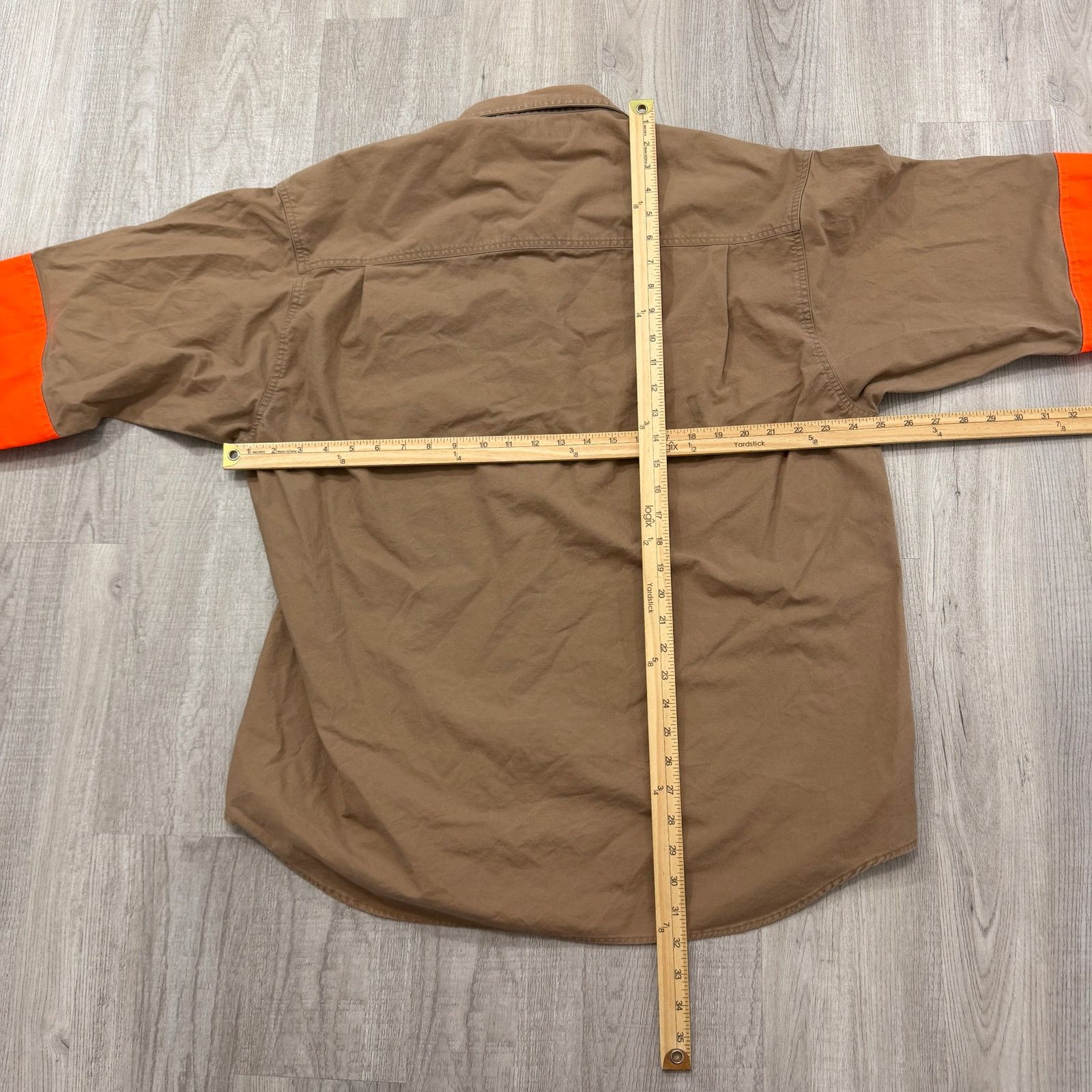 Columbia Columbia Shooting Shirt Men's Extra Large Tan Blaze Orange Size US XL / EU 56 / 4 - 8 Thumbnail