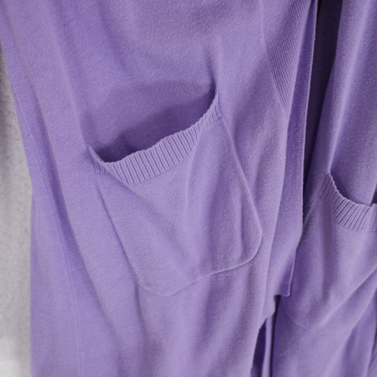 Isaac Mizrahi Damaged Isaac Mizrahi Live Purple Cardigan Small Womens Swea Size S / US 4 / IT 40 - 2 Thumbnail