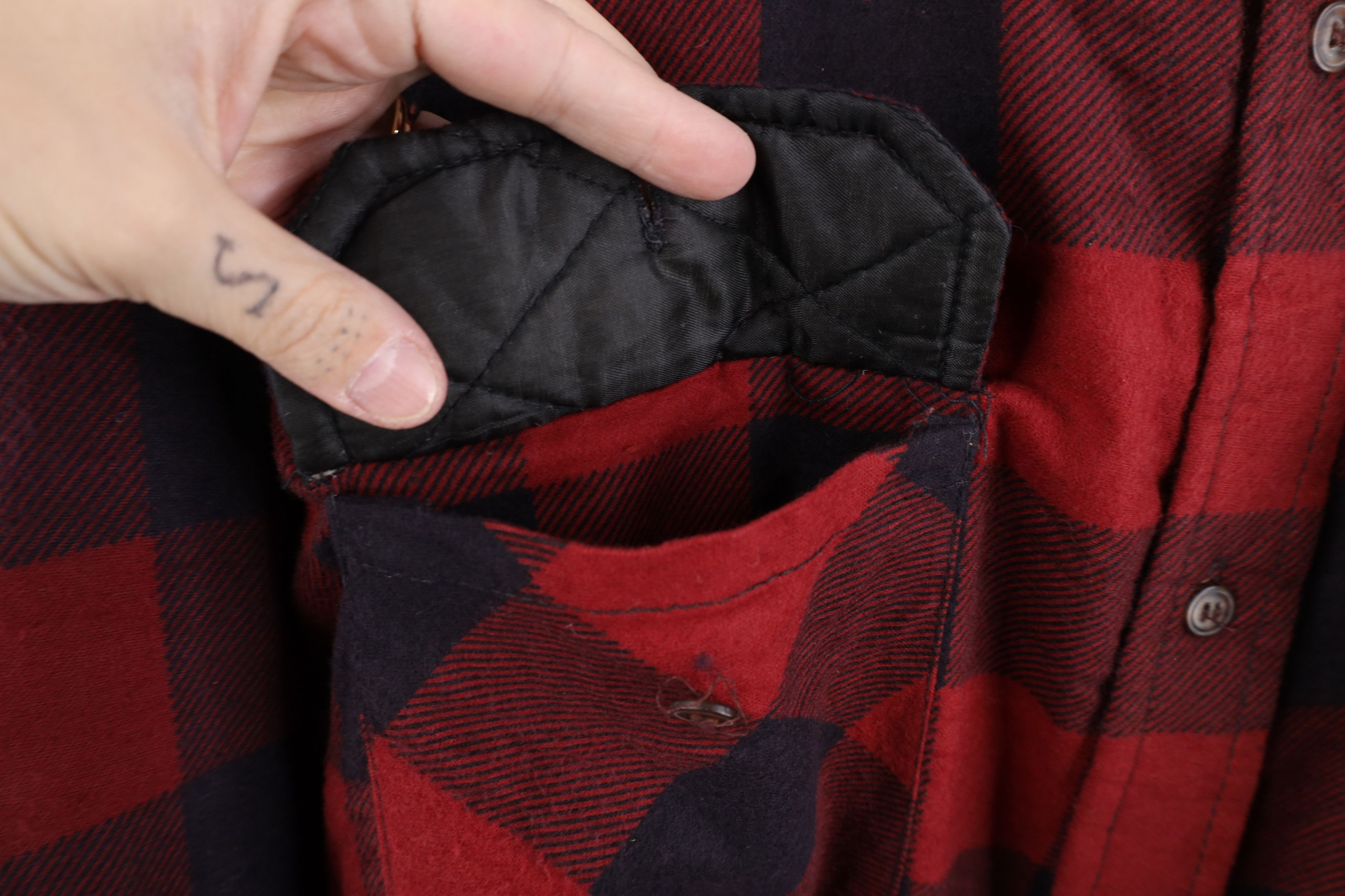 Vintage Vintage 90s Y2K Streetwear Flannel Button Shirt Jacket Jac Size US XXL / EU 58 / 5 - 8 Thumbnail
