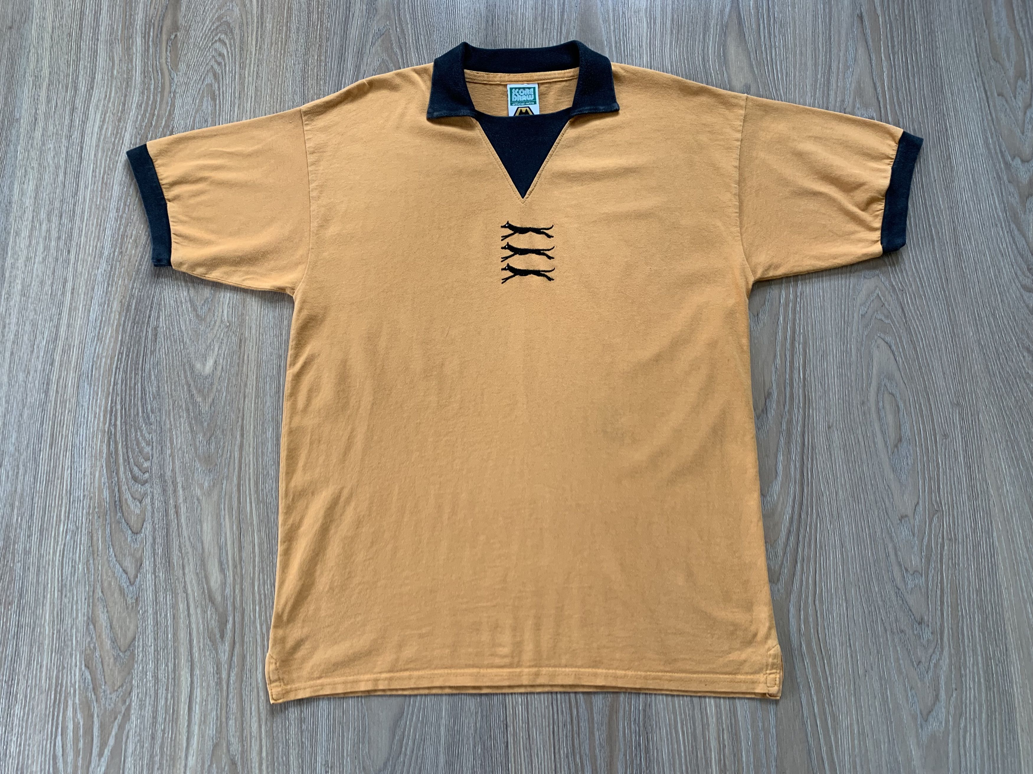 Vintage Vintage Wolverhampton Wanderers FC Score Draw Polo Size US L / EU 52-54 / 3 - 2 Thumbnail