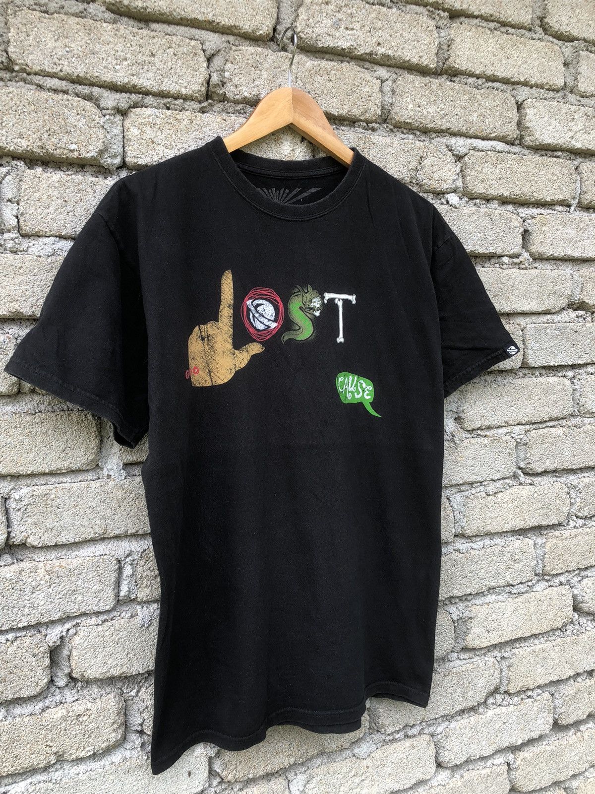 Japanese Brand LOST Skateware Ghraphic Wording Tshirt Size US L / EU 52-54 / 3 - 3 Thumbnail