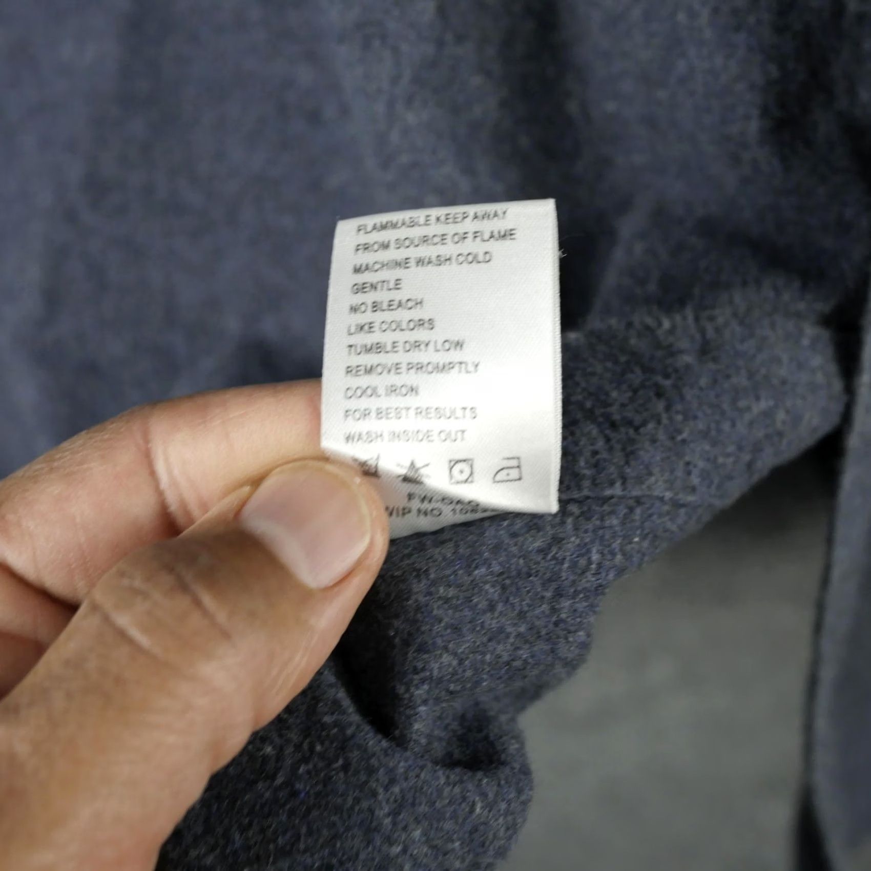 Vintage Woolrich Shirt Mens XL Blue Midnight Heather Flannel Button Up Pocket Casual Size US XL / EU 56 / 4 - 6 Thumbnail