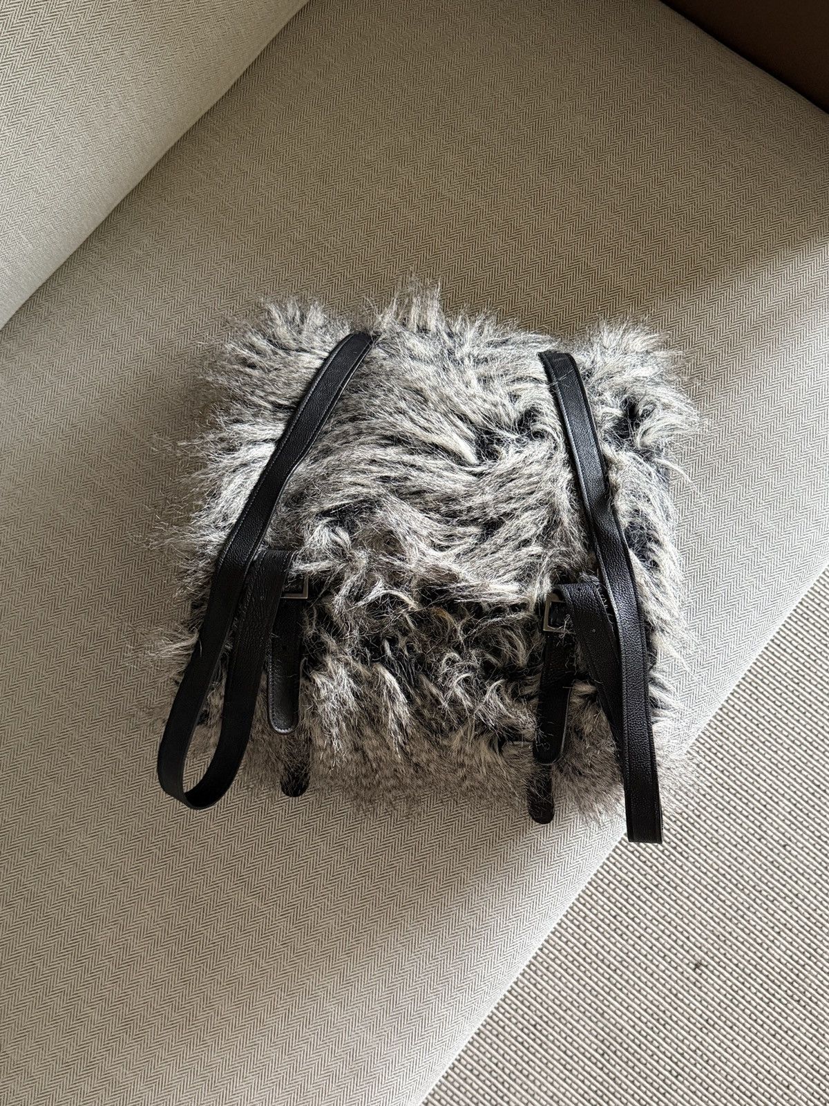 Chanel Chanel 2010 Fantasy Furs Grey Backpack Size ONE SIZE - 2 Thumbnail
