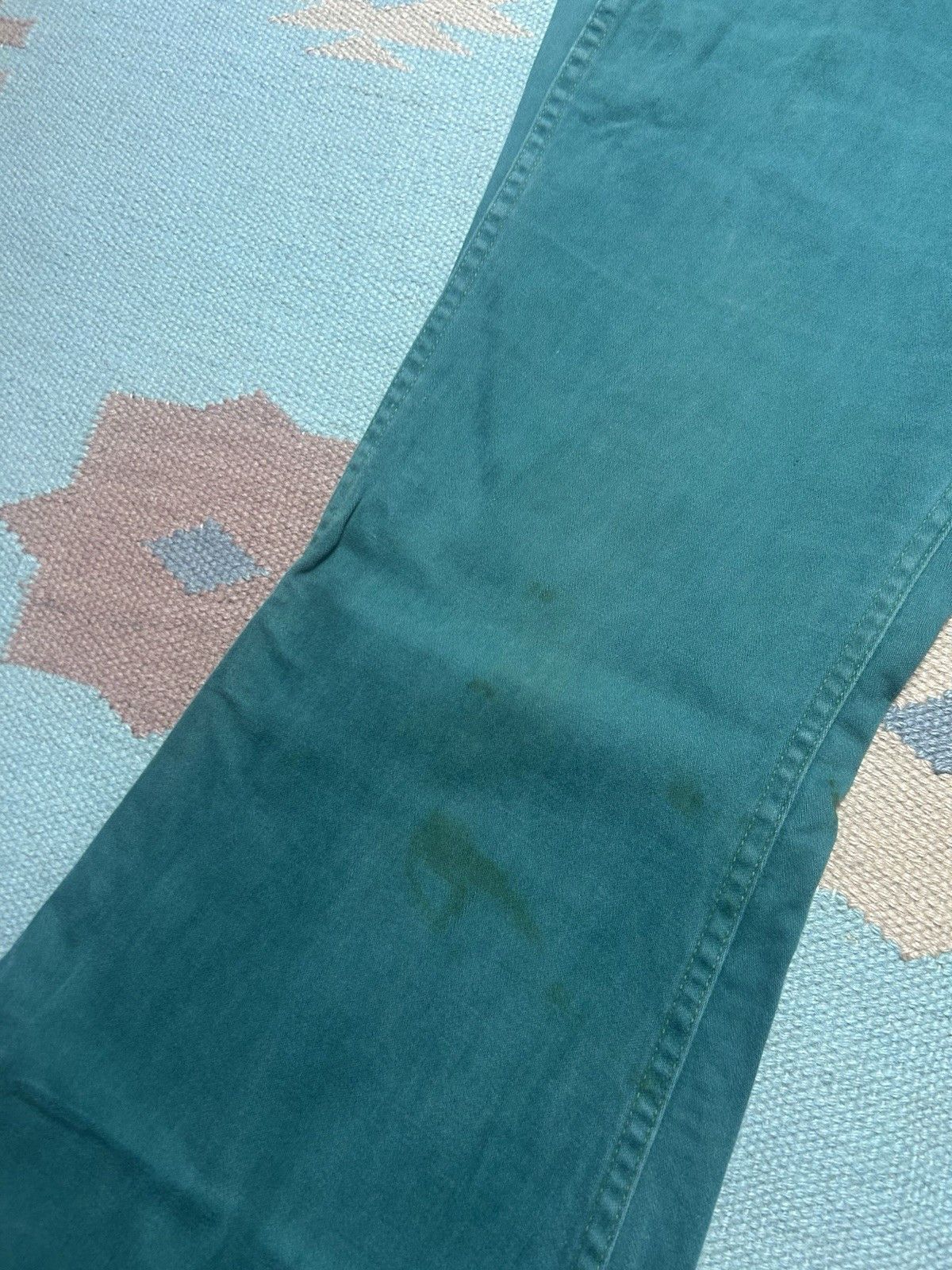 Vintage Vintage 70s bell bottom jeans elephant flare wide leg 32x26 Size 32" / US 10 / IT 46 - 4 Thumbnail