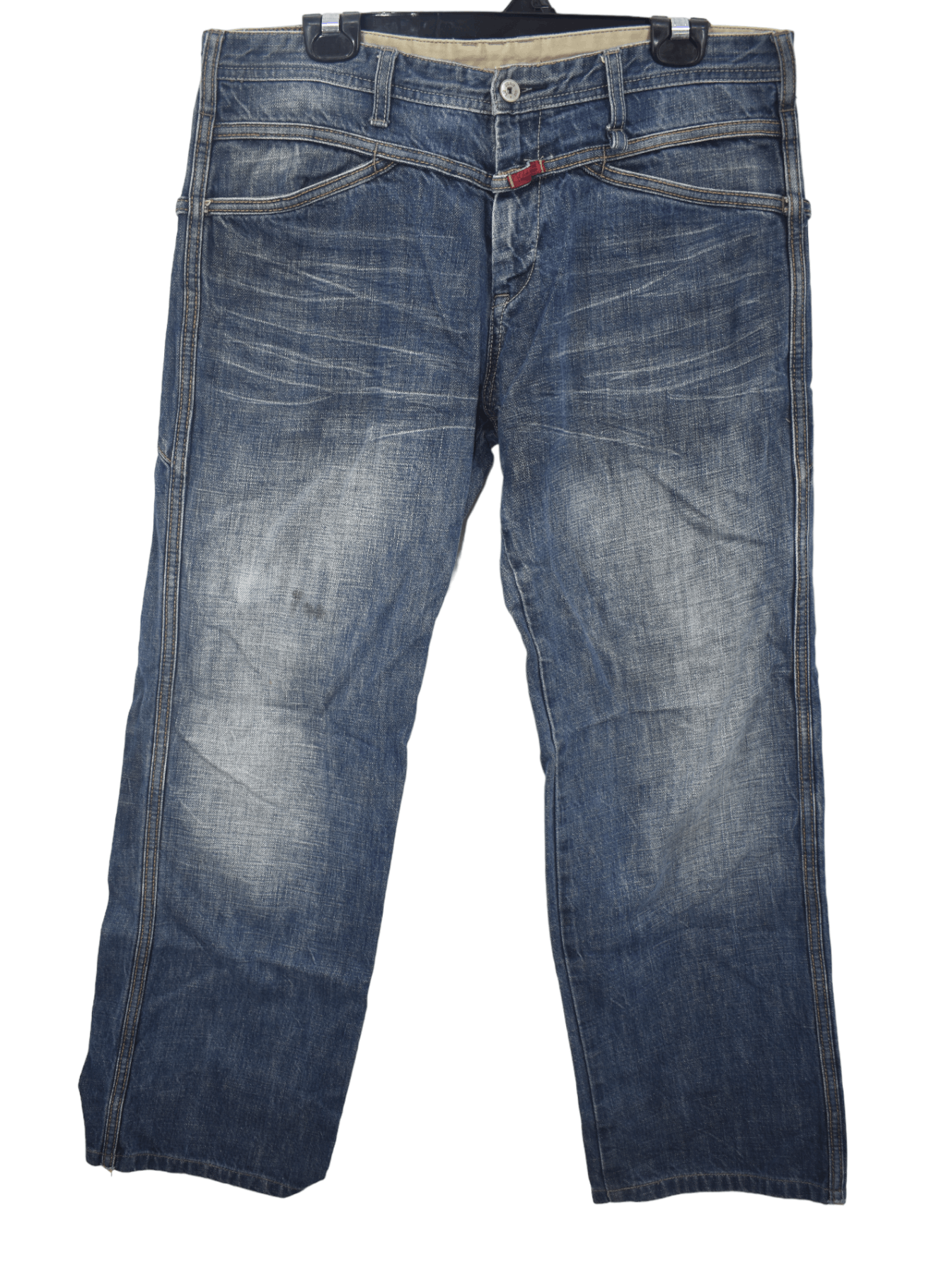 Japanese Brand × Marithe + Francois Girbaud Marithe Francois Girbaud MFG Distress Jeans W34 Size US 34 / EU 50 - 1 Thumbnail