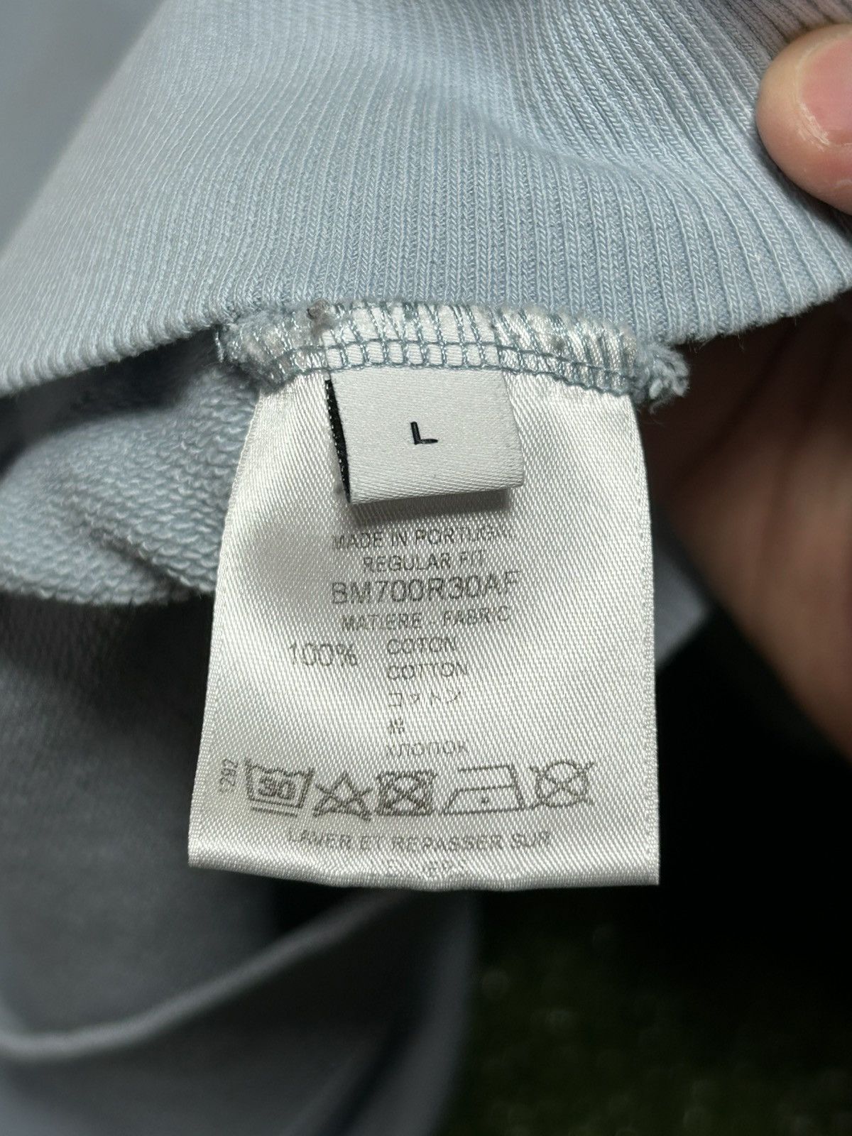 Givenchy Givenchy distressed logo slim hoodie baby blue Size US L / EU 52-54 / 3 - 6 Thumbnail