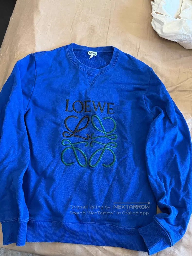 Loewe Loewe Embroidered Sweatshirt, Klein Blue Size M / US 6-8 / IT 42-44 - 1 Thumbnail