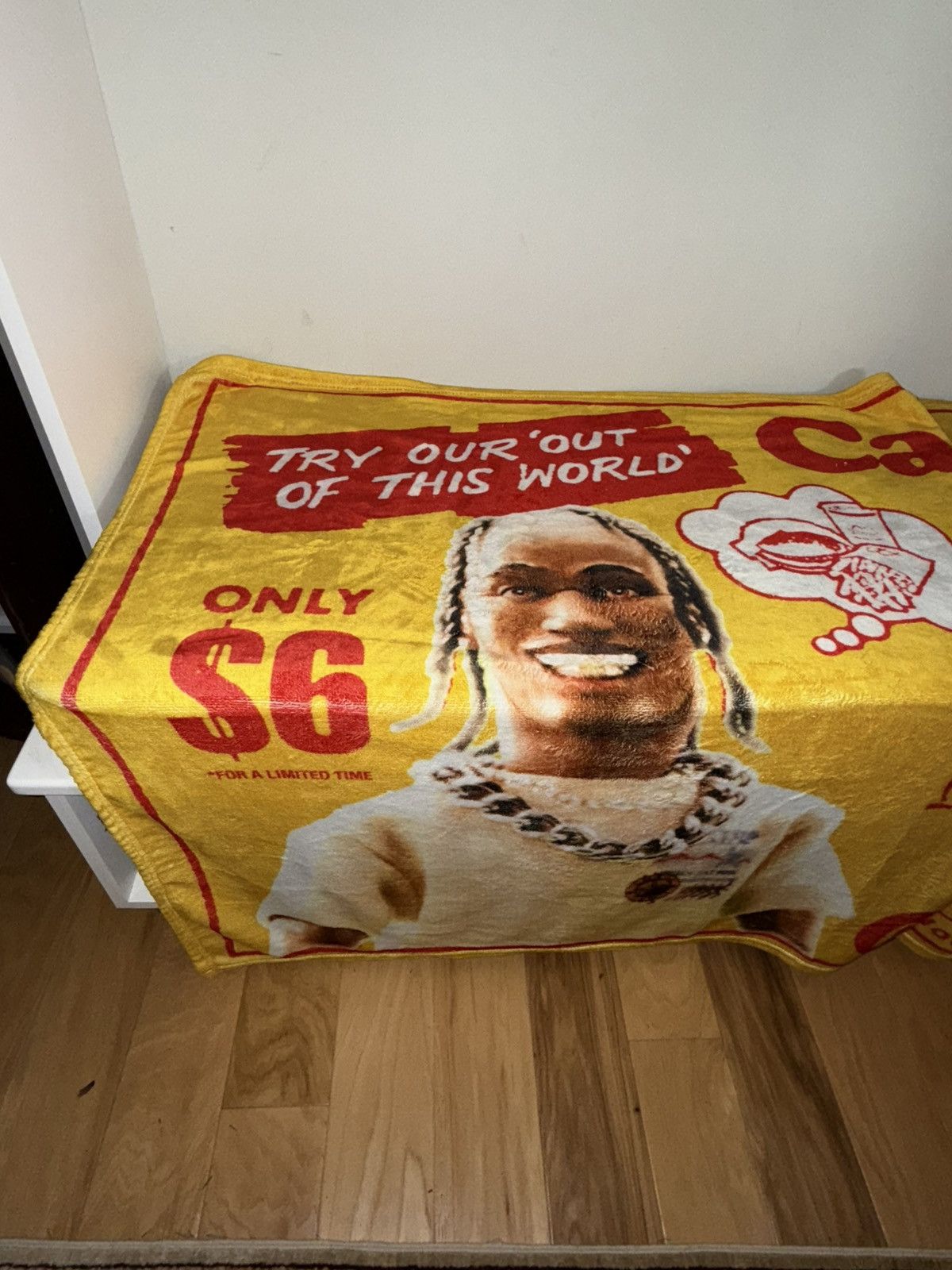Cactus Plant Flea Market × Travis Scott Travis Scott x Cactus Plant x McDonalds 6’-long BLANKET! NEW Size ONE SIZE - 2 Thumbnail