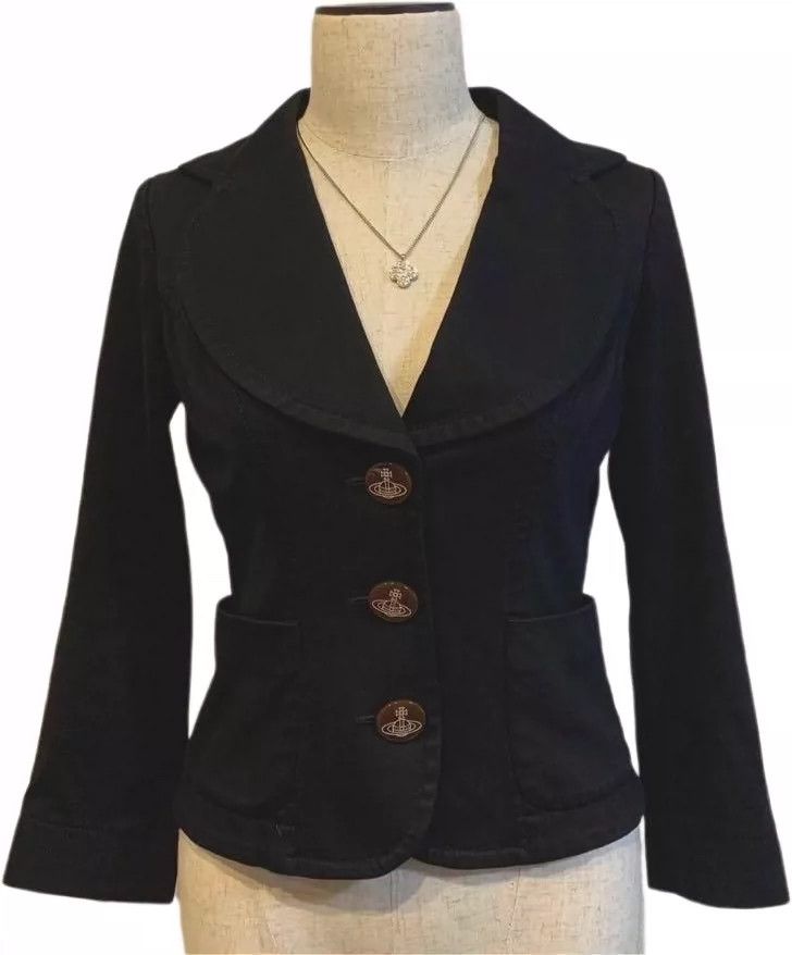 Vivienne Westwood Vivienne Westwood Saturn buckle jacket coat Size M / US 6-8 / IT 42-44 - 1 Thumbnail