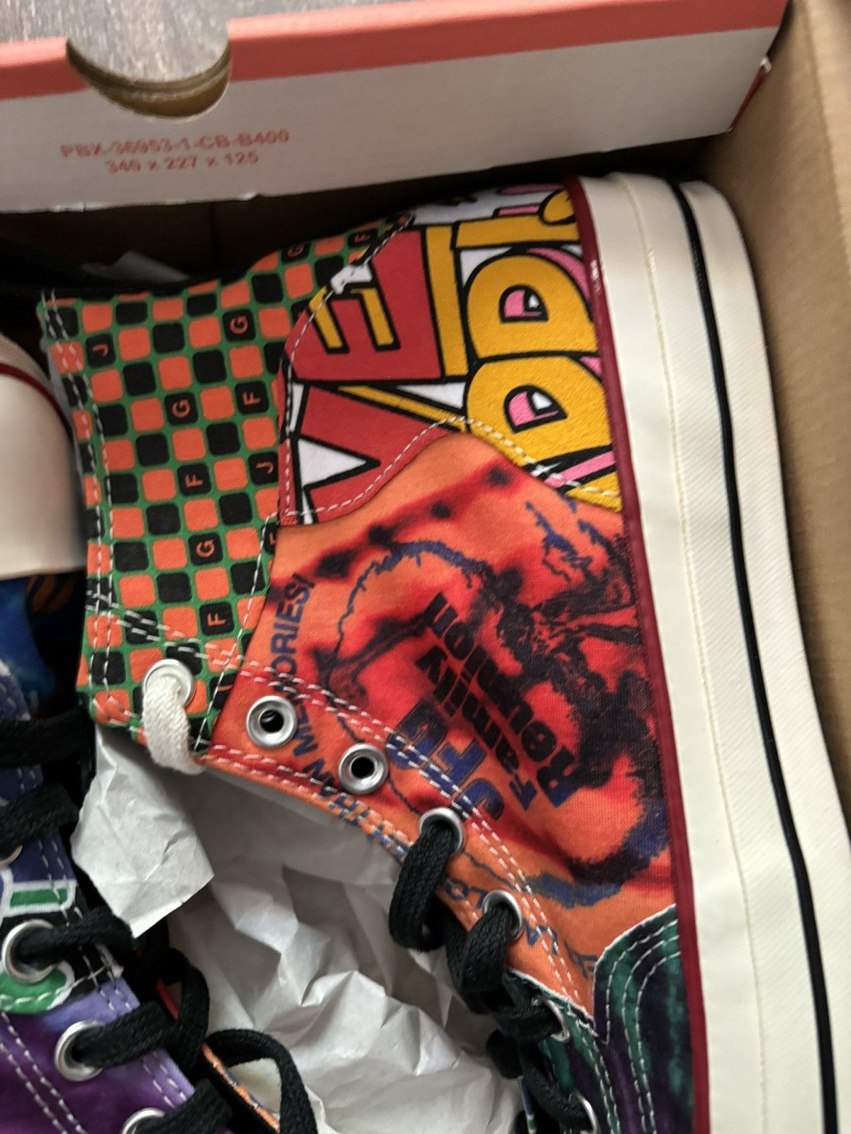 Converse Joe Freshgoods x Chuck 70 High 'JFG Graphic Tee Collage Size US 11 / EU 44 - 5 Thumbnail