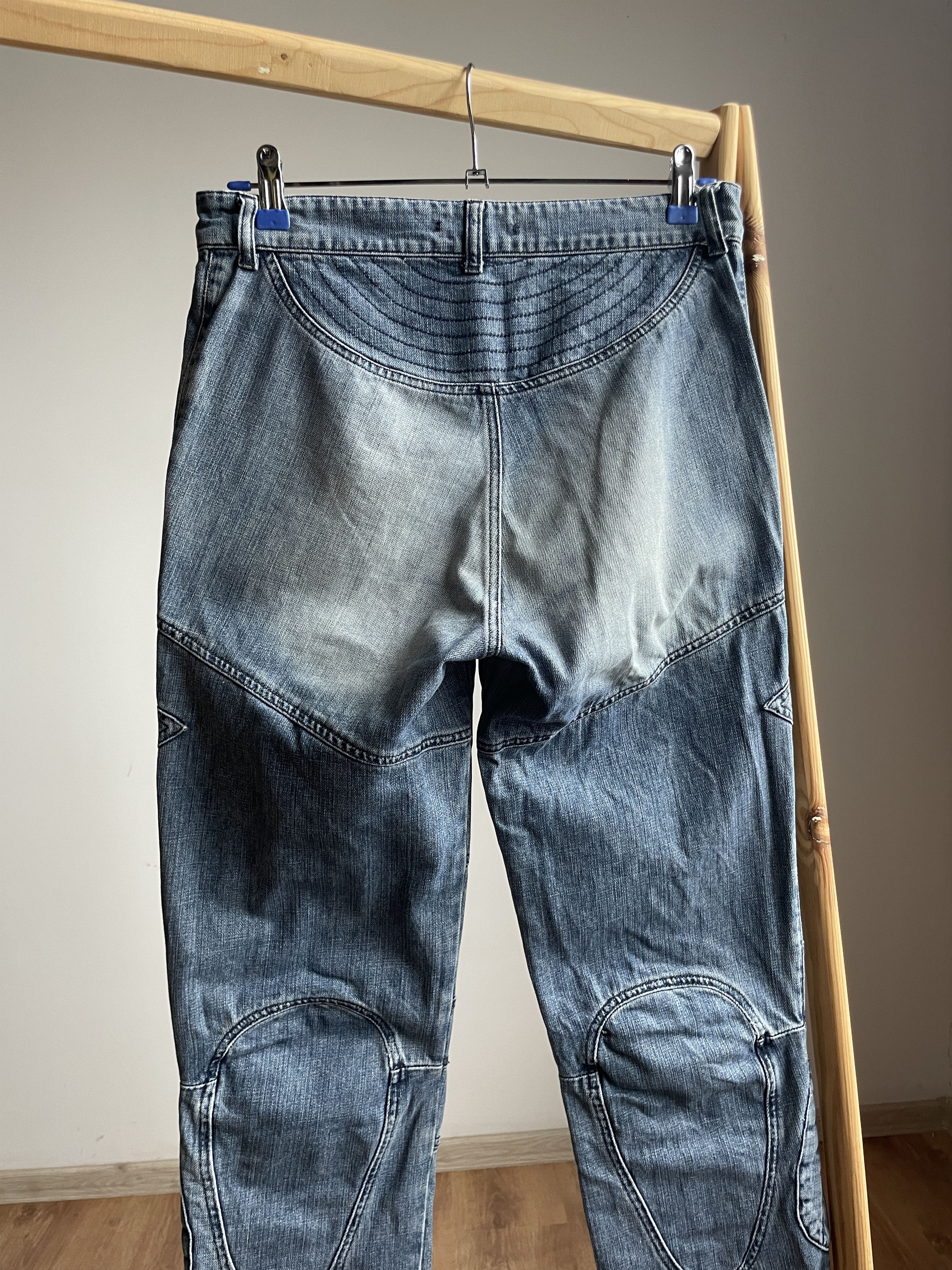 Daniele Alessandrini Daniele Alessandrini Vintage Zipper Biker Jeans Size 31 Size US 31 - 4 Thumbnail