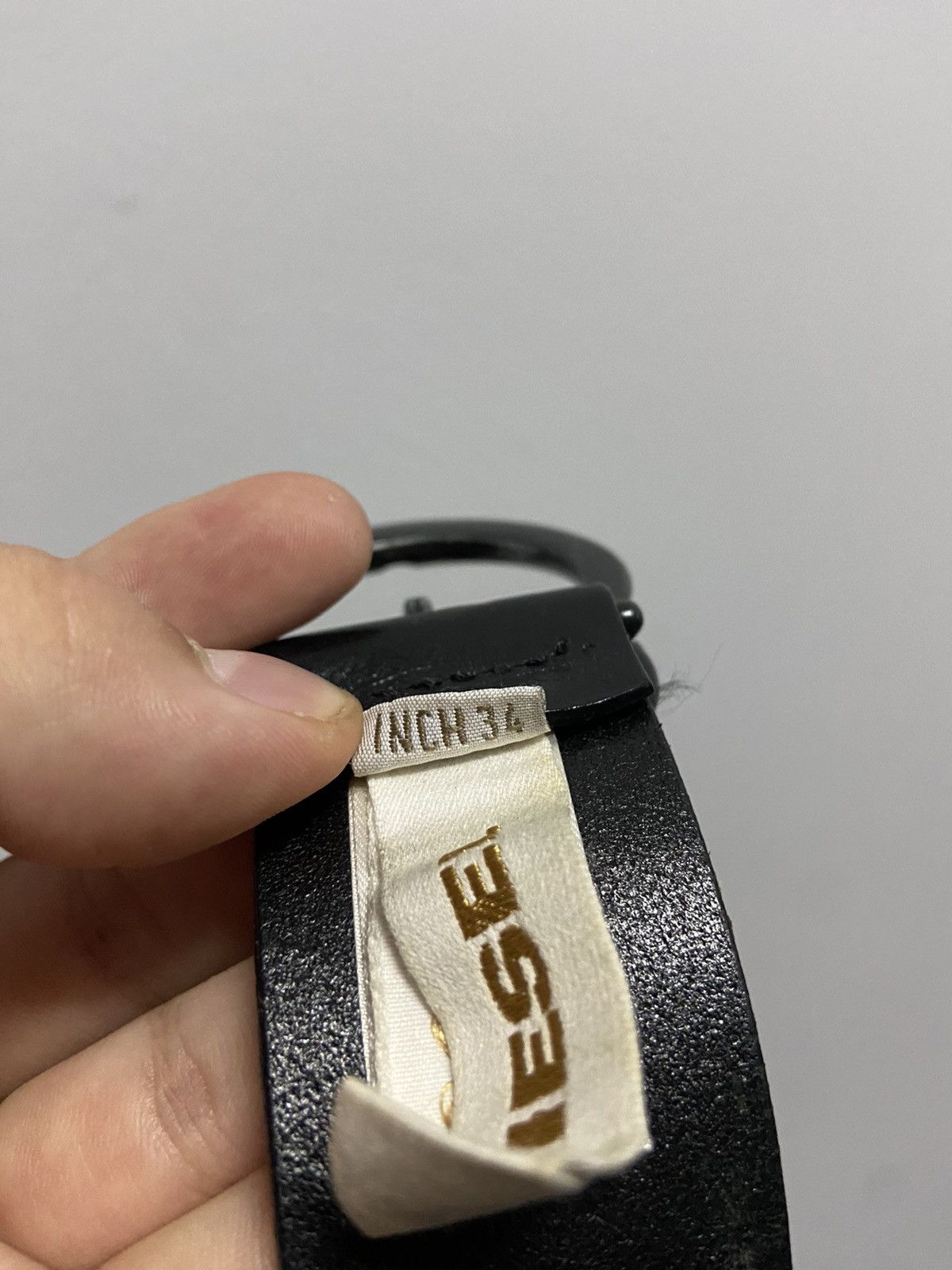 Diesel Diesel Belt Vintage buckle logo leather Size ONE SIZE - 5 Thumbnail