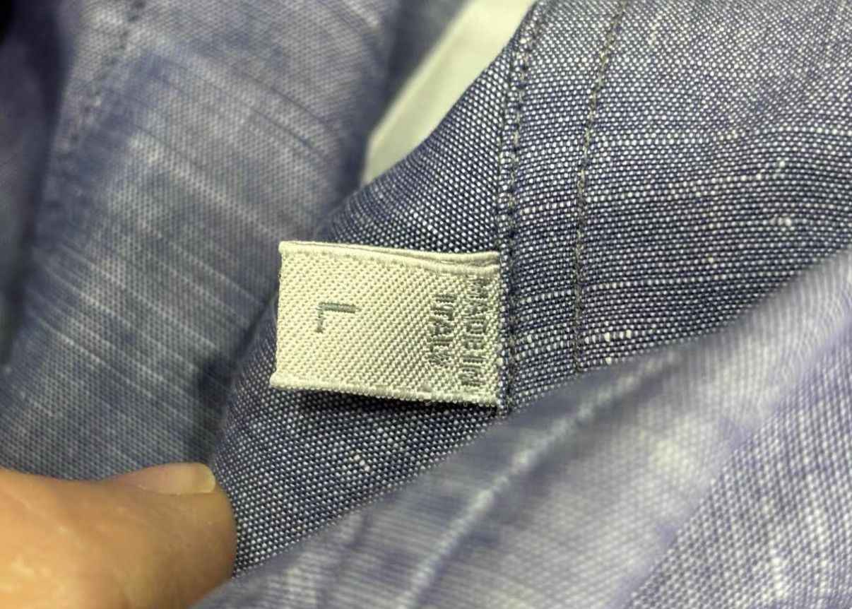 Ermenegildo Zegna Ermenegildo Zegna Linen Shirt J2 Size US L / EU 52-54 / 3 - 5 Thumbnail