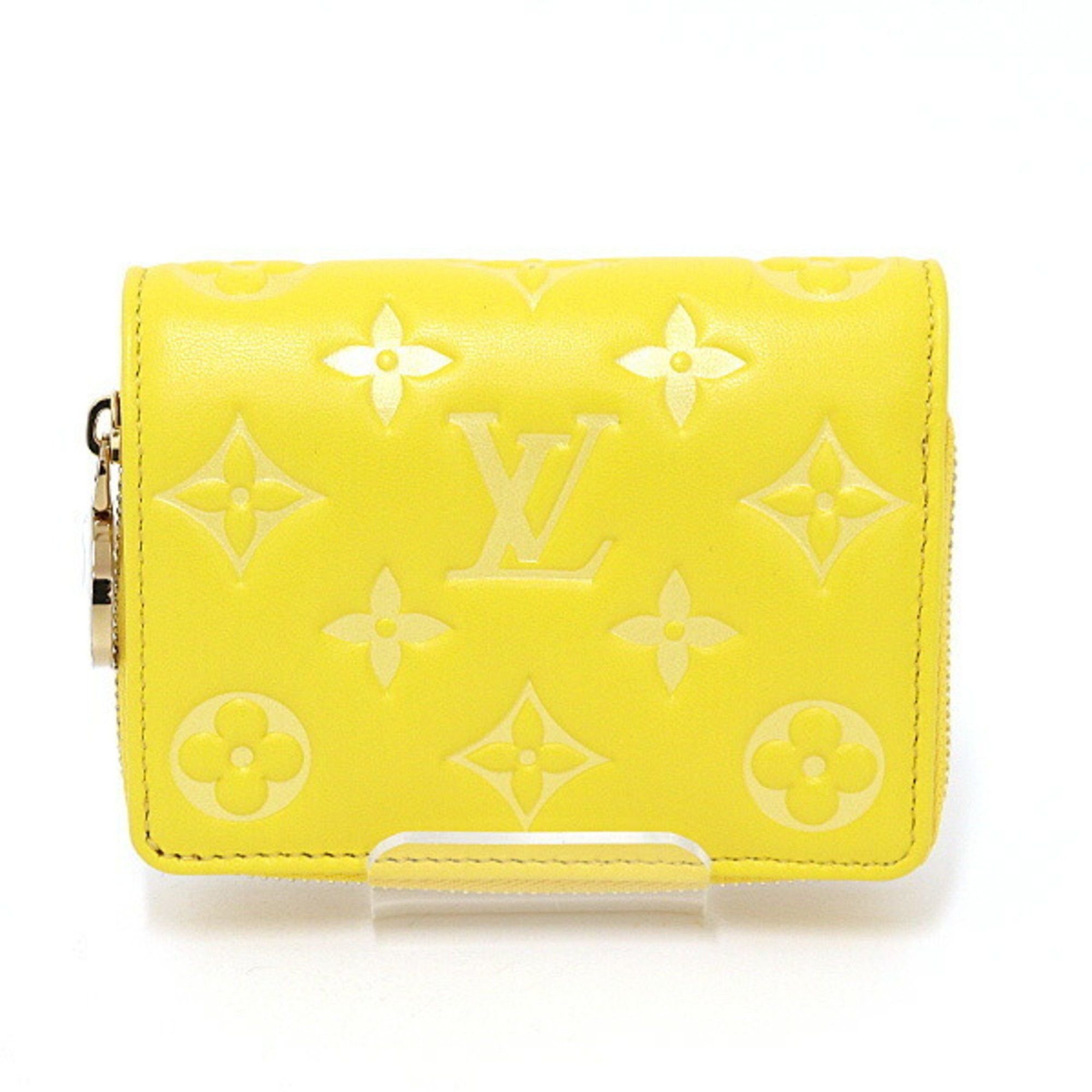 Louis Vuitton Louis Vuitton Portefeuille Lou Monogram Empreinte Ginkgo Yellow M13792 Japan Exclusive Size ONE SIZE - 1 Thumbnail