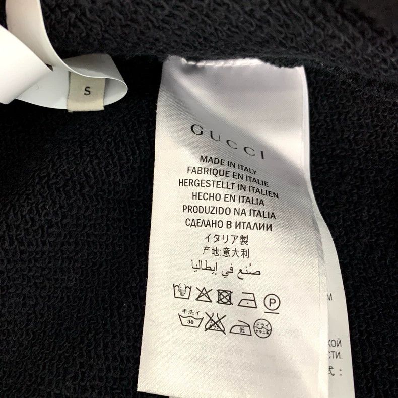 Gucci Gucci Logo ring snake print round neck black cotton long-sl Size US S / EU 44-46 / 1 - 7 Thumbnail