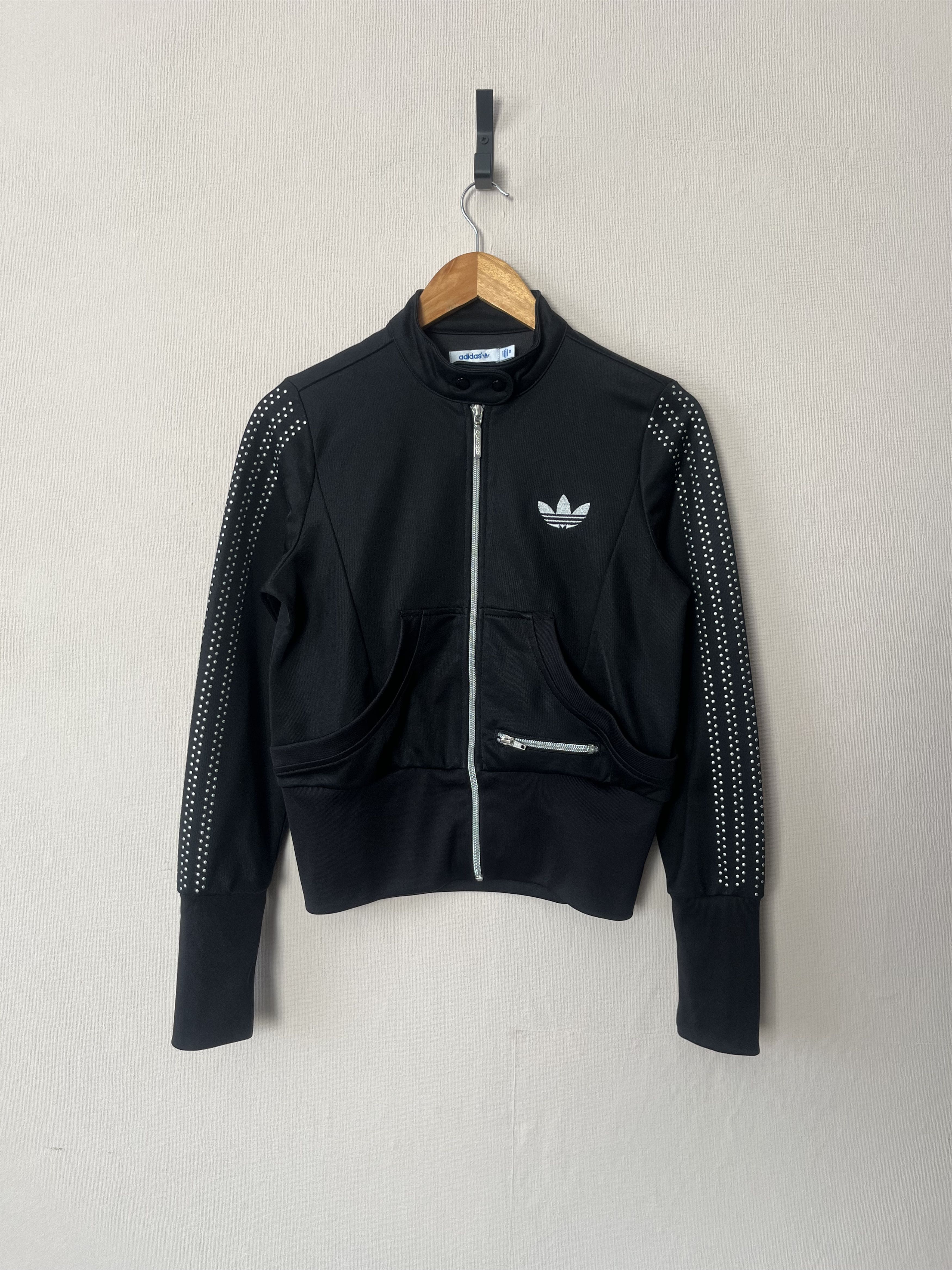 Adidas Vintage Adidas y2k track jacket Big Trefoil 3 stripes silver Size M / US 6-8 / IT 42-44 - 2 Thumbnail
