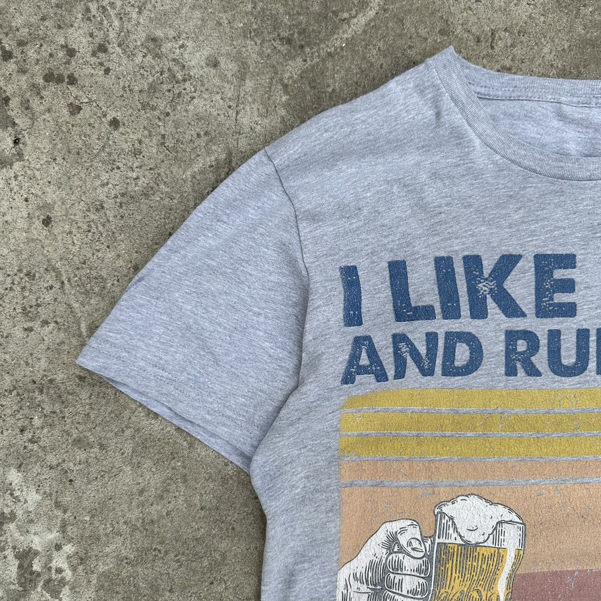 Vintage Vintage Japanese Style T-shirts I like Beer and Run Y2K Size US S / EU 44-46 / 1 - 6 Thumbnail