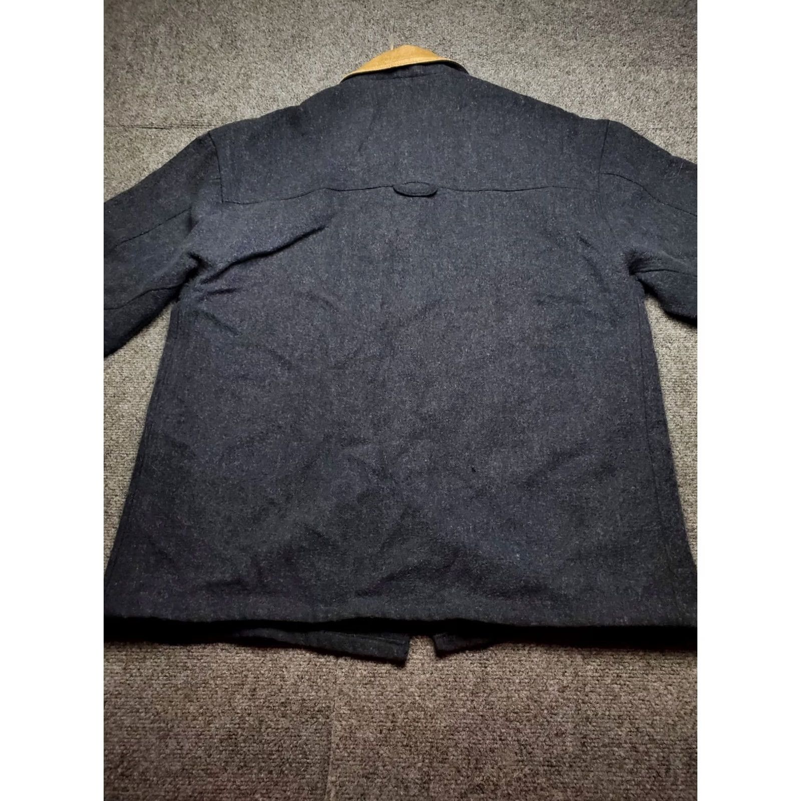 Vintage VINTAGE Synergy Chore Coat Jacket Medium Womens Gray Wool Blend Button Up 90s Size M / US 6-8 / IT 42-44 - 7 Thumbnail