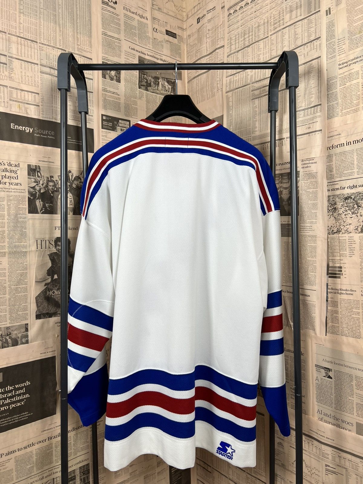 Starter Starter New York Rangers Jersey Size US XXL / EU 58 / 5 - 2 Thumbnail