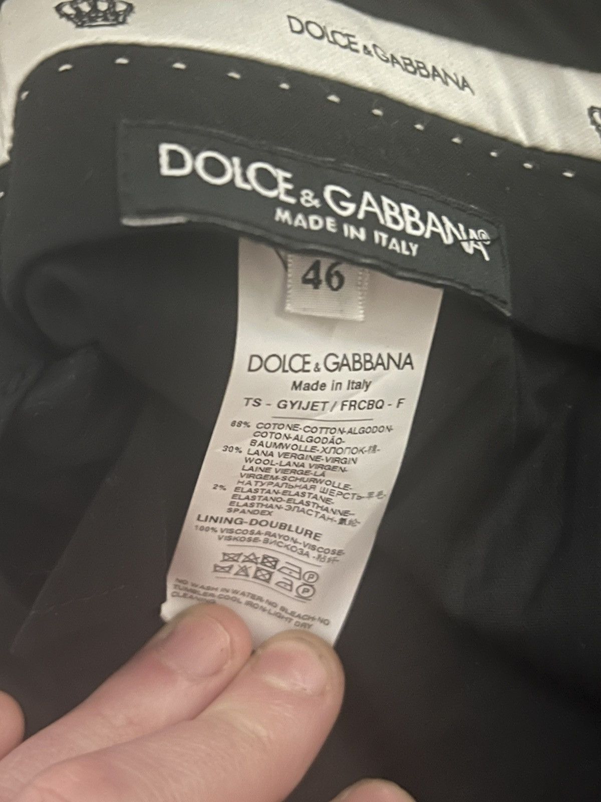 Dolce & Gabbana RARE Pair Of Vintage Dolce & Gabbana Trouser In Grey Size US 30 / EU 46 - 6 Thumbnail