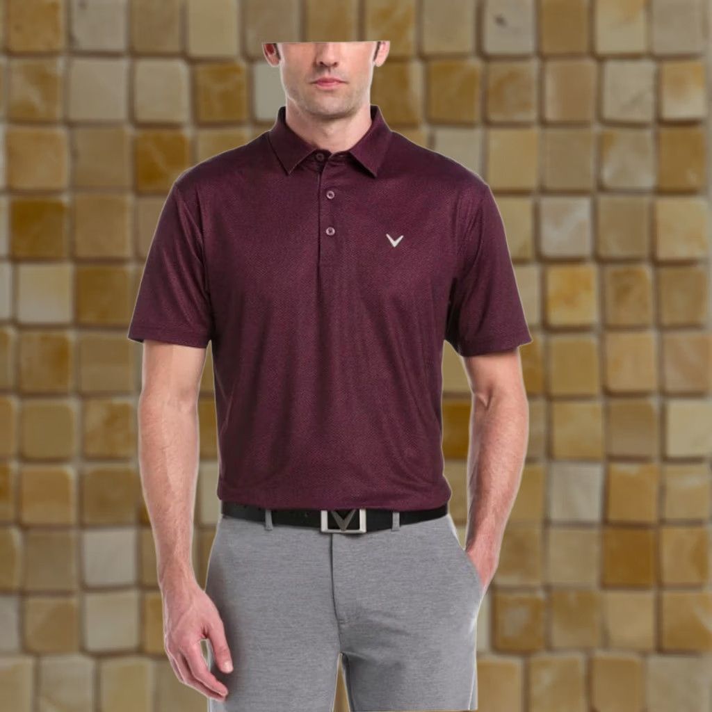 Callaway NEW MENS CALLAWAY GOLF OPTI-DRI COOLING GOLF SHIRT BURGUNDY L XS? Size US L / EU 52-54 / 3 - 1 Preview
