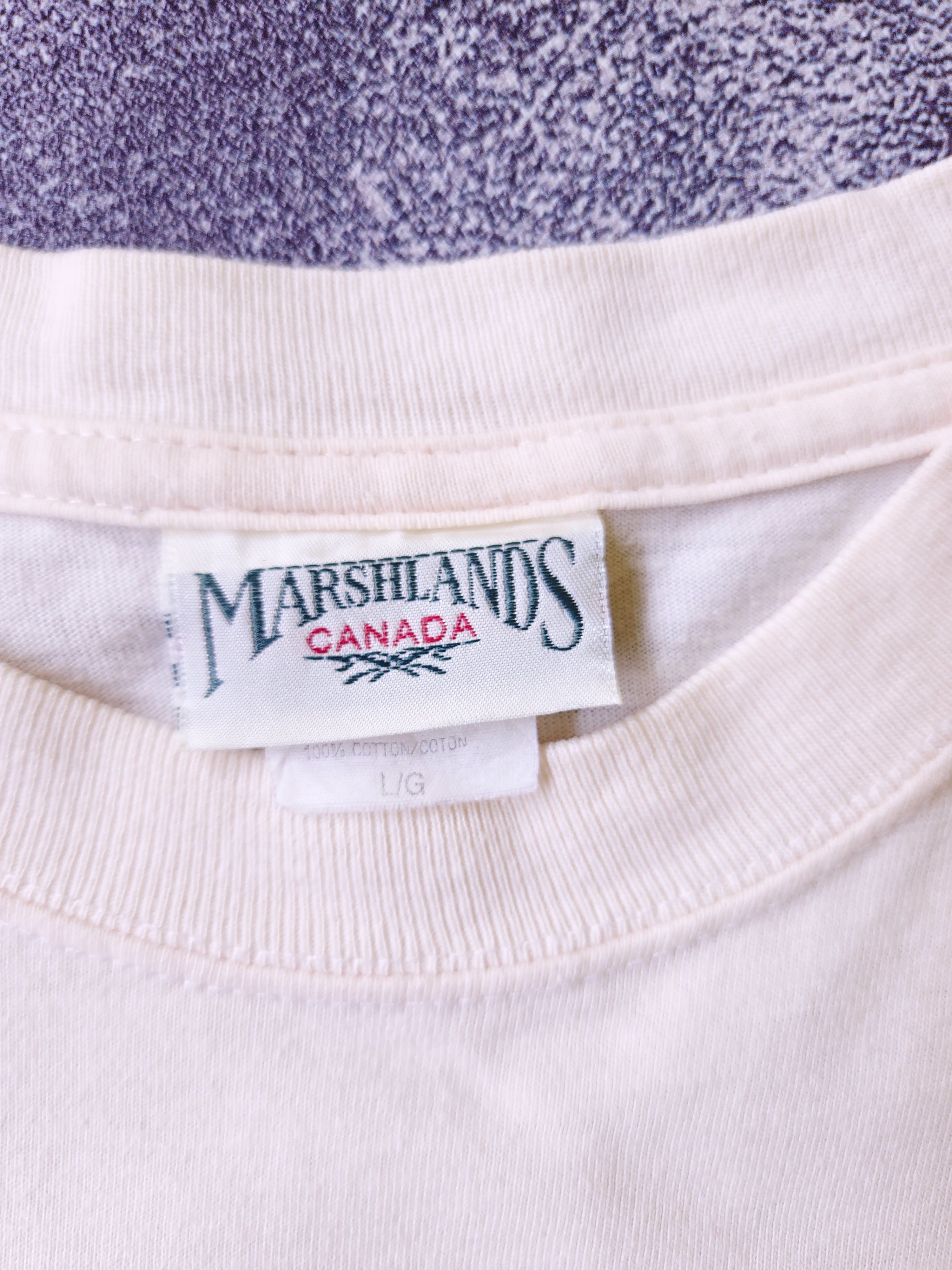Vintage Vintage Marshlands Canada T-Shirt 90s "Serenity" Size US L / EU 52-54 / 3 - 3 Thumbnail