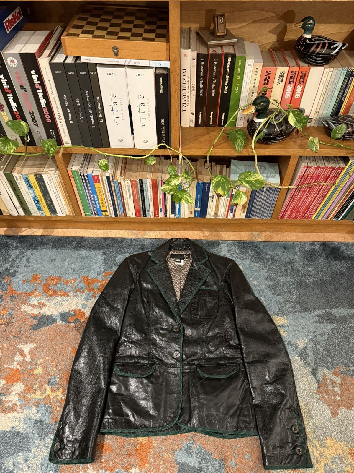 Roberto Cavalli Roberto Cavalli Vintage Archive Leather Jacket Size M / US 6-8 / IT 42-44 - 1 Thumbnail