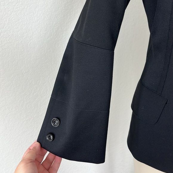 Japanese Brand Shiro Sakai Wool Asymetric Placket Tailored Mixed Media Japa Size M / US 6-8 / IT 42-44 - 4 Thumbnail