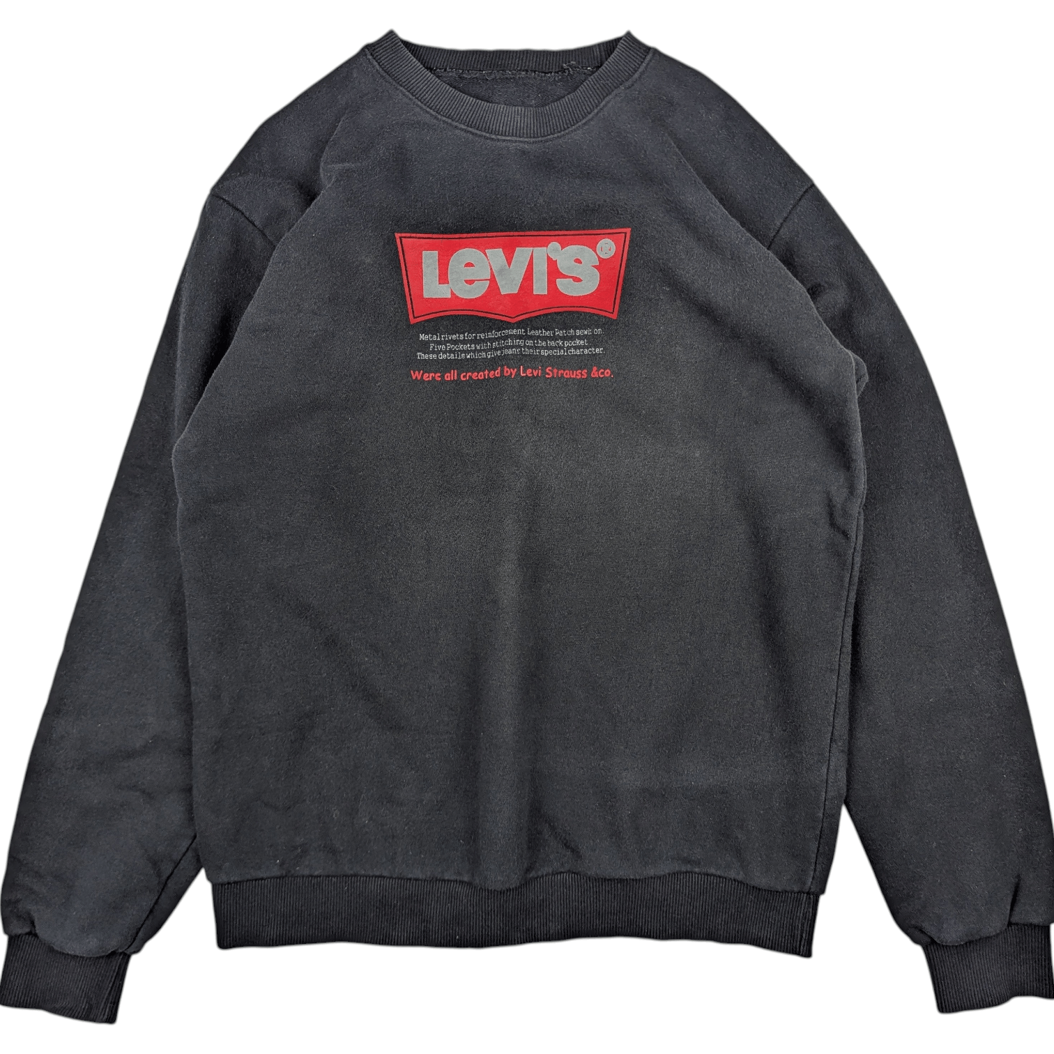 Levi's 90's Vintage LEVIS Classic Big Logo Sweatshirts Jumper Size US M / EU 48-50 / 2 - 5 Thumbnail