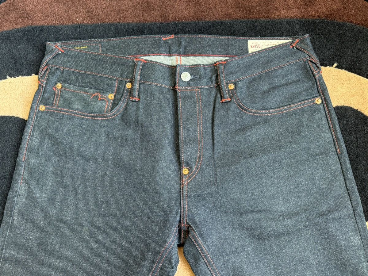 Evisu EVISU red painting daicock style jeans！size：36x34 Size US 36 / EU 52 - 7 Thumbnail